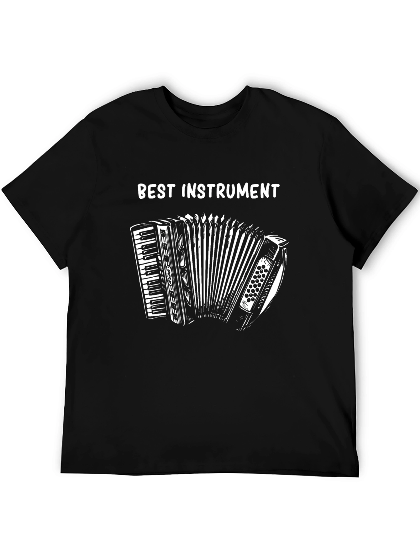 Best Instrument Accordion Graphic T-Shirt