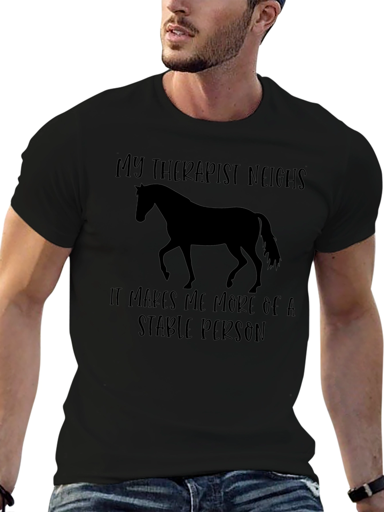My Therapist Neighs Horse T-Shirt