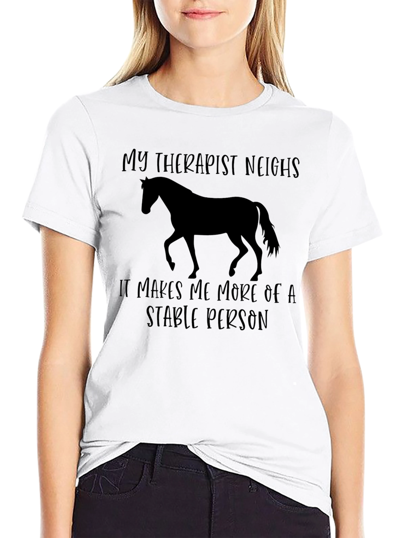My Therapist Neighs Horse T-Shirt