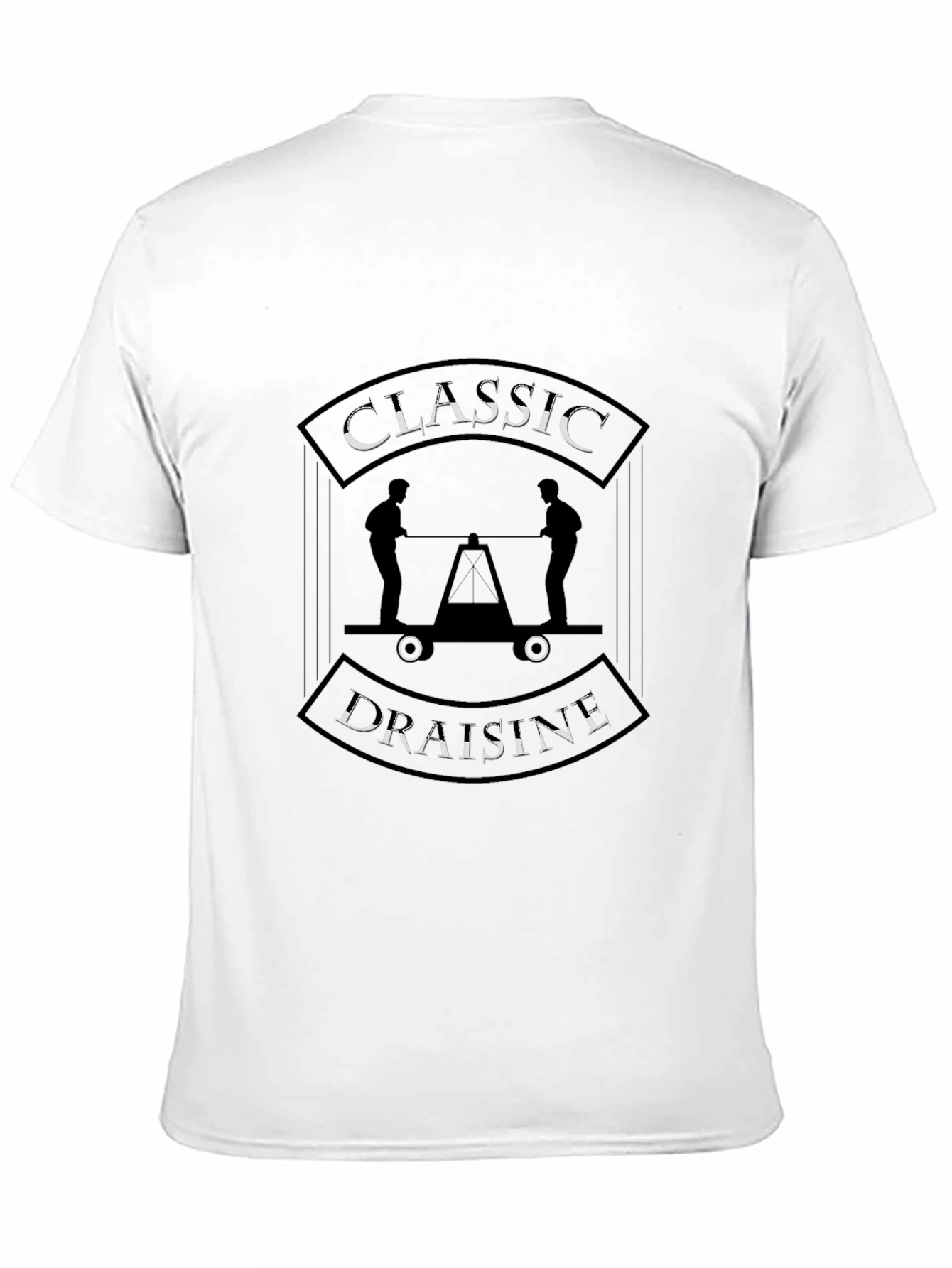 Classic Draisine T-Shirt - Retro Rail Transport Tee