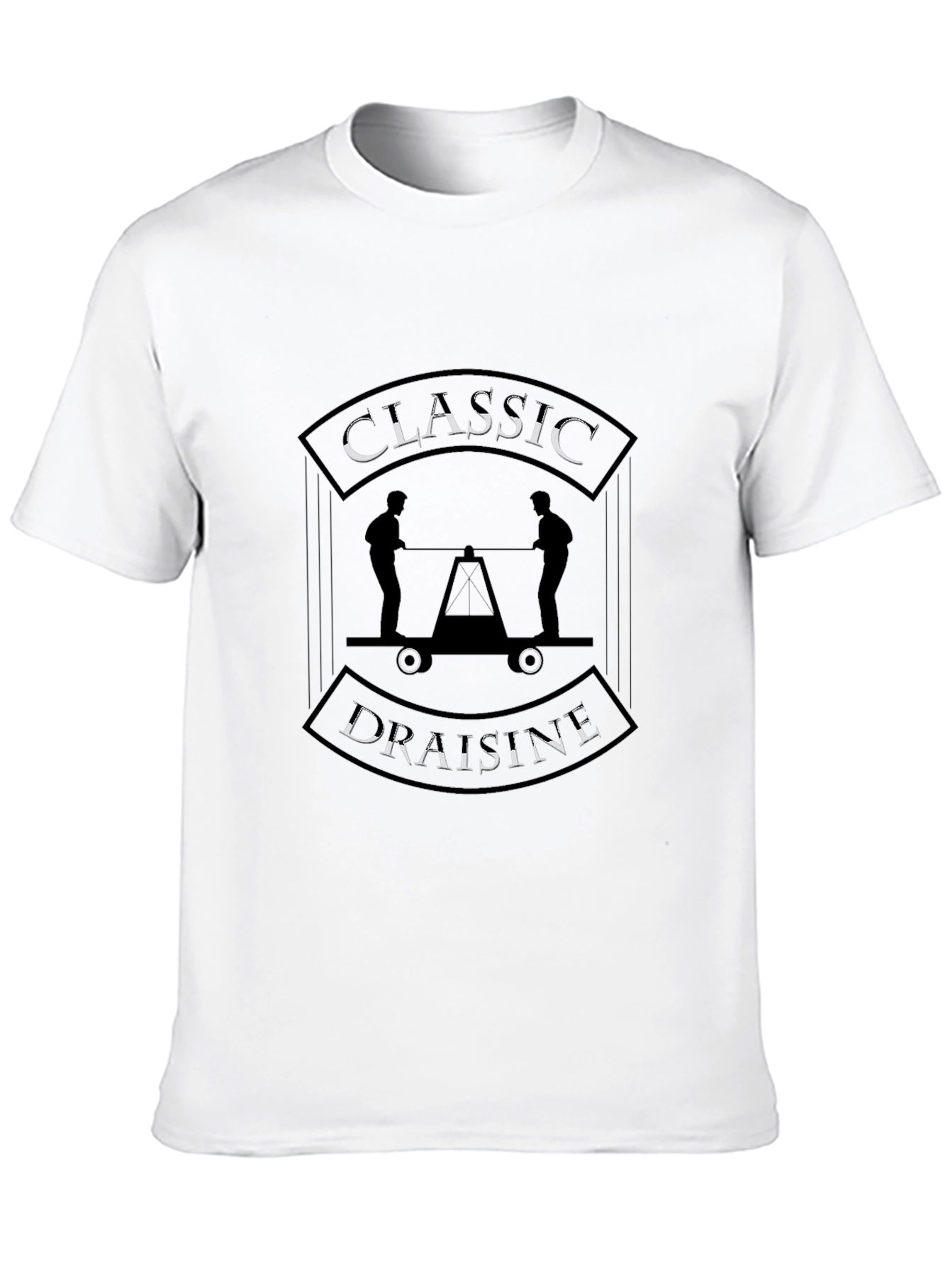 Classic Draisine T-Shirt - Retro Rail Transport Tee