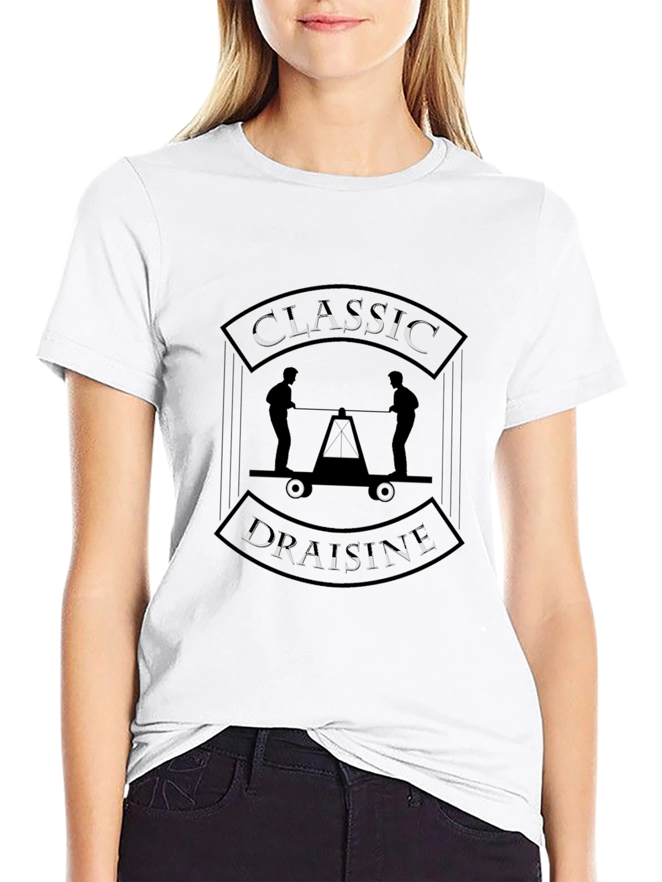 Classic Draisine T-Shirt - Retro Rail Transport Tee