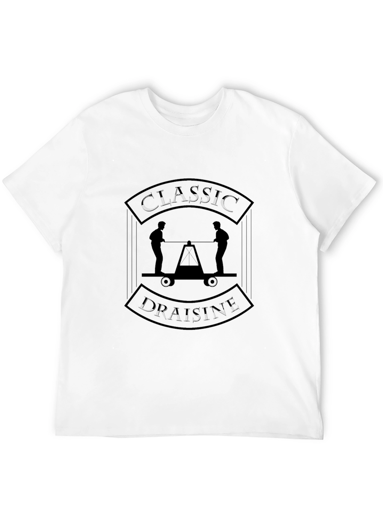 Classic Draisine T-Shirt - Retro Rail Transport Tee