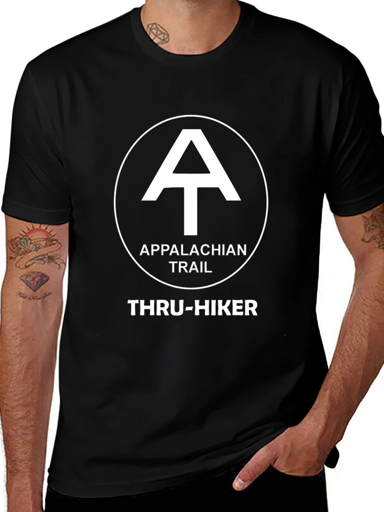 Appalachian Trail Thru-Hiker Black T-Shirt