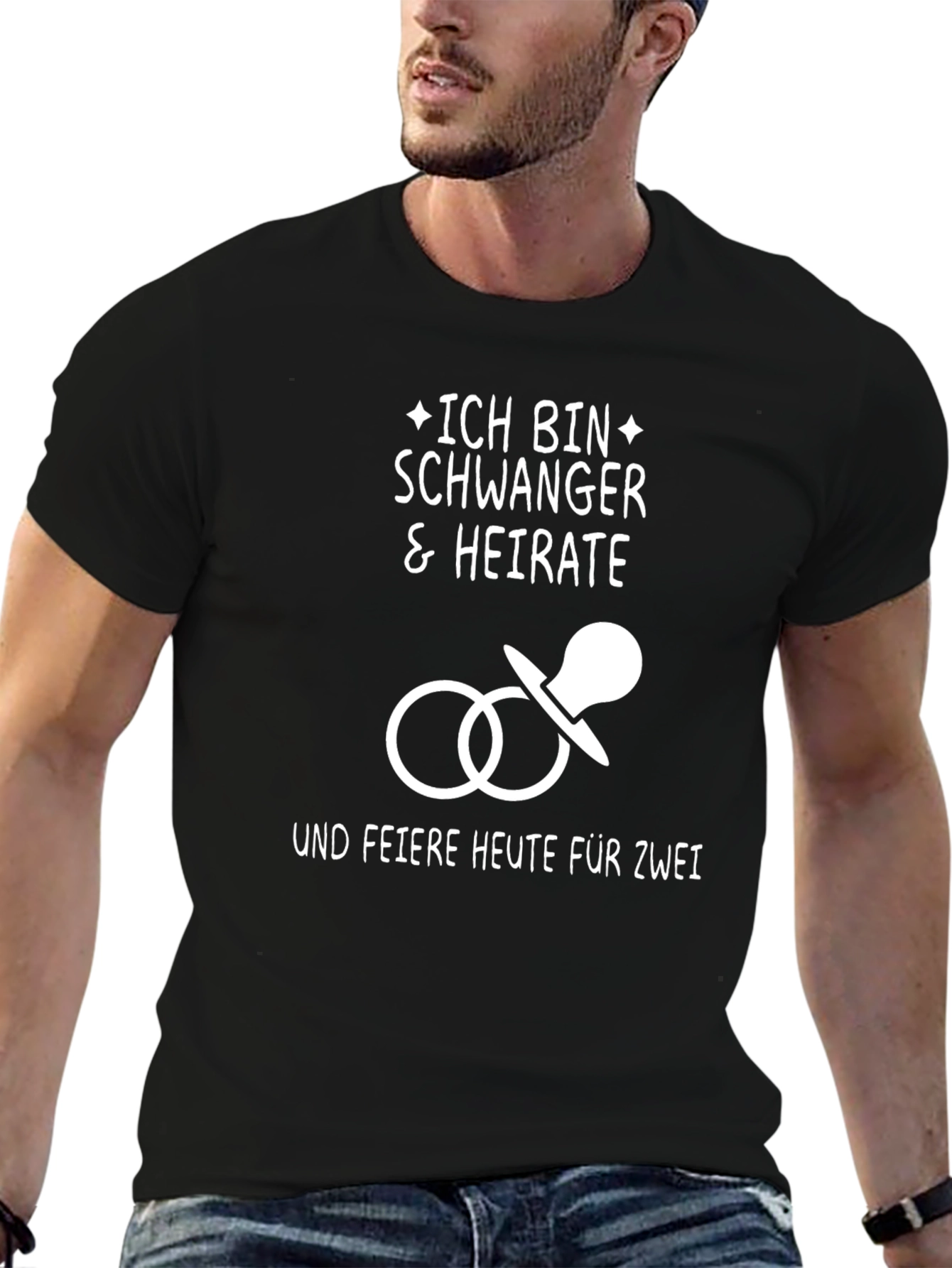 Ich Bin Schwanger Wedding T-Shirt