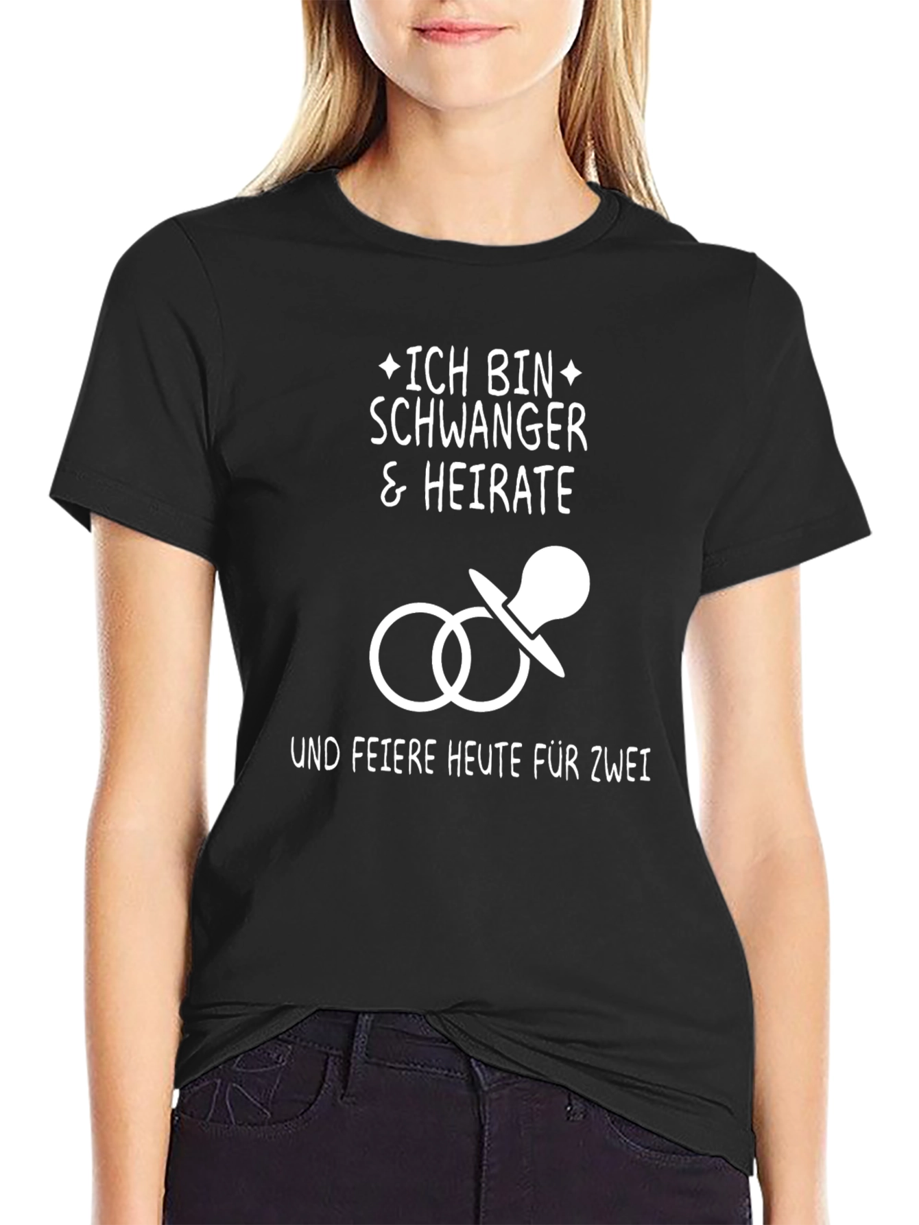 Ich Bin Schwanger Wedding T-Shirt