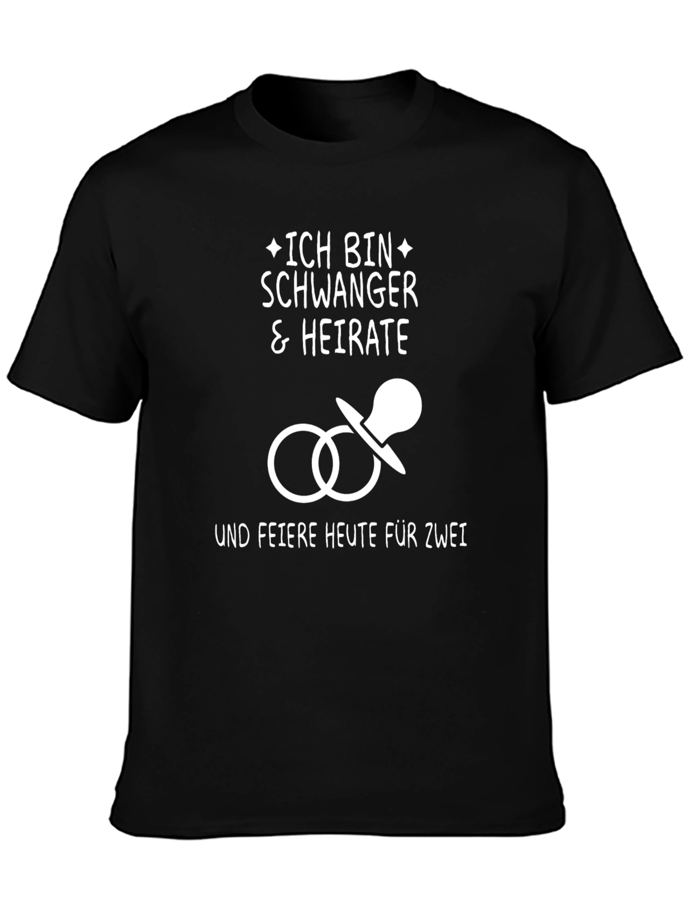 Ich Bin Schwanger Wedding T-Shirt