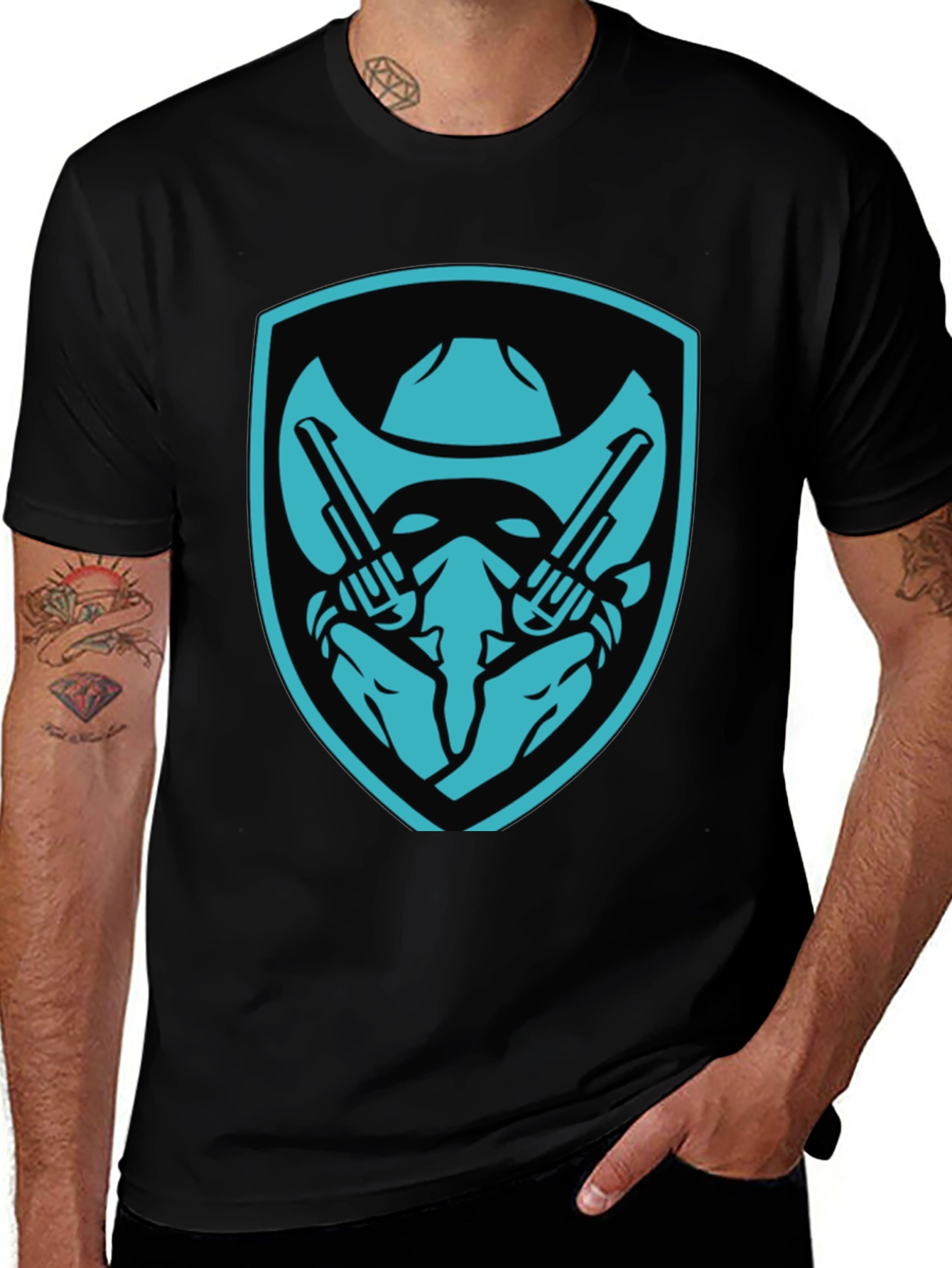 Cowboy Gunslinger Graphic T-Shirt