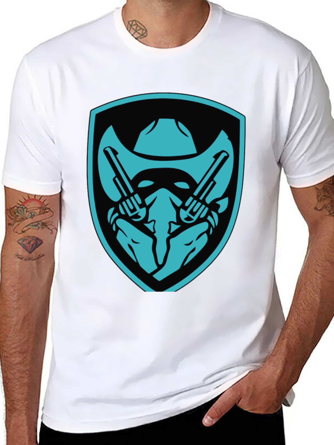 Cowboy Gunslinger Graphic T-Shirt