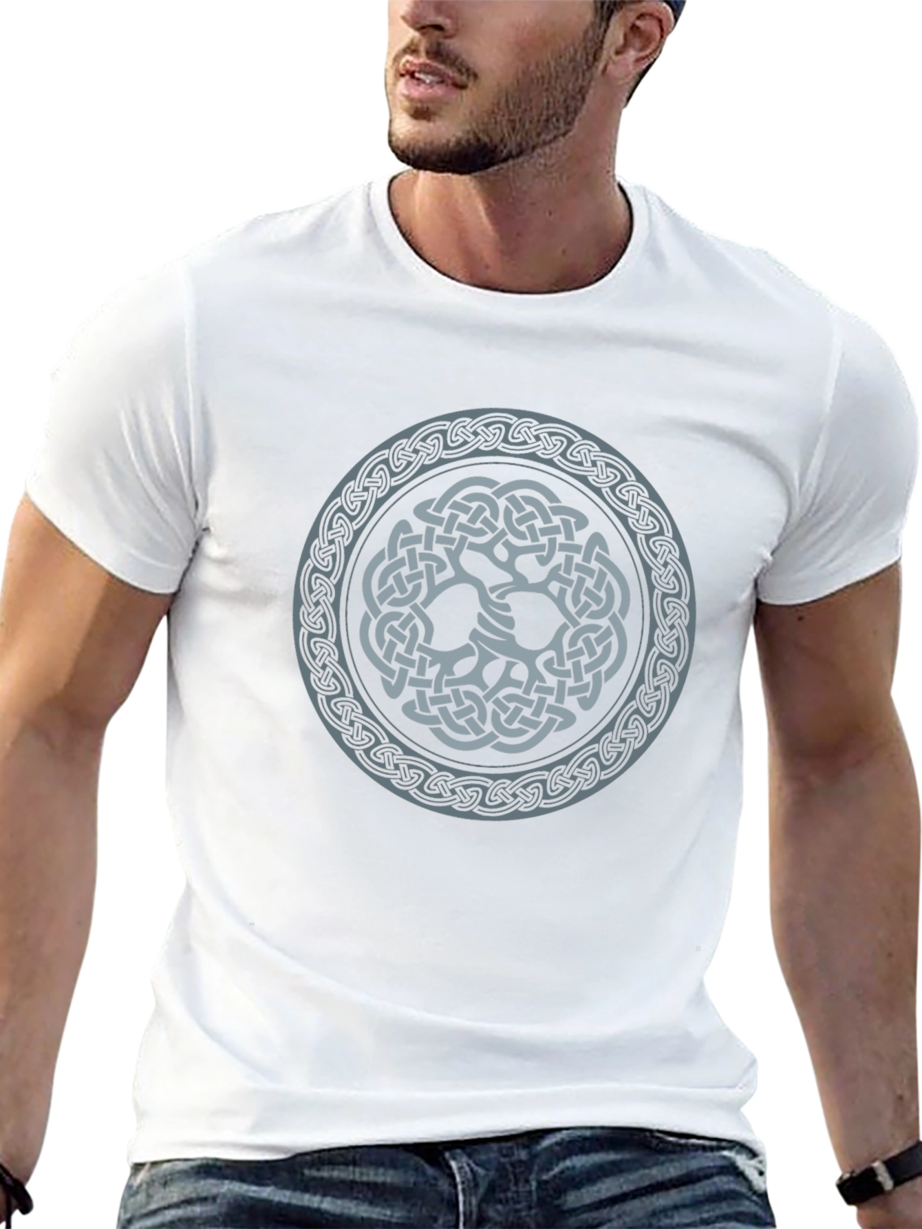 Celtic Knot Design Black T-Shirt