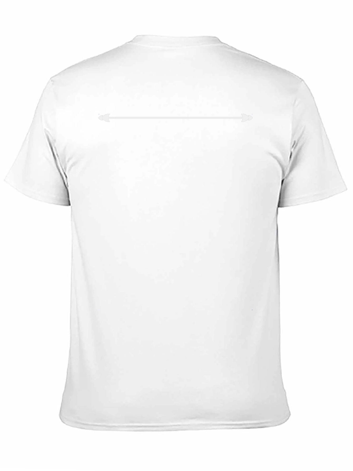 Classic Black Crew Neck T-Shirt - Arrow Design