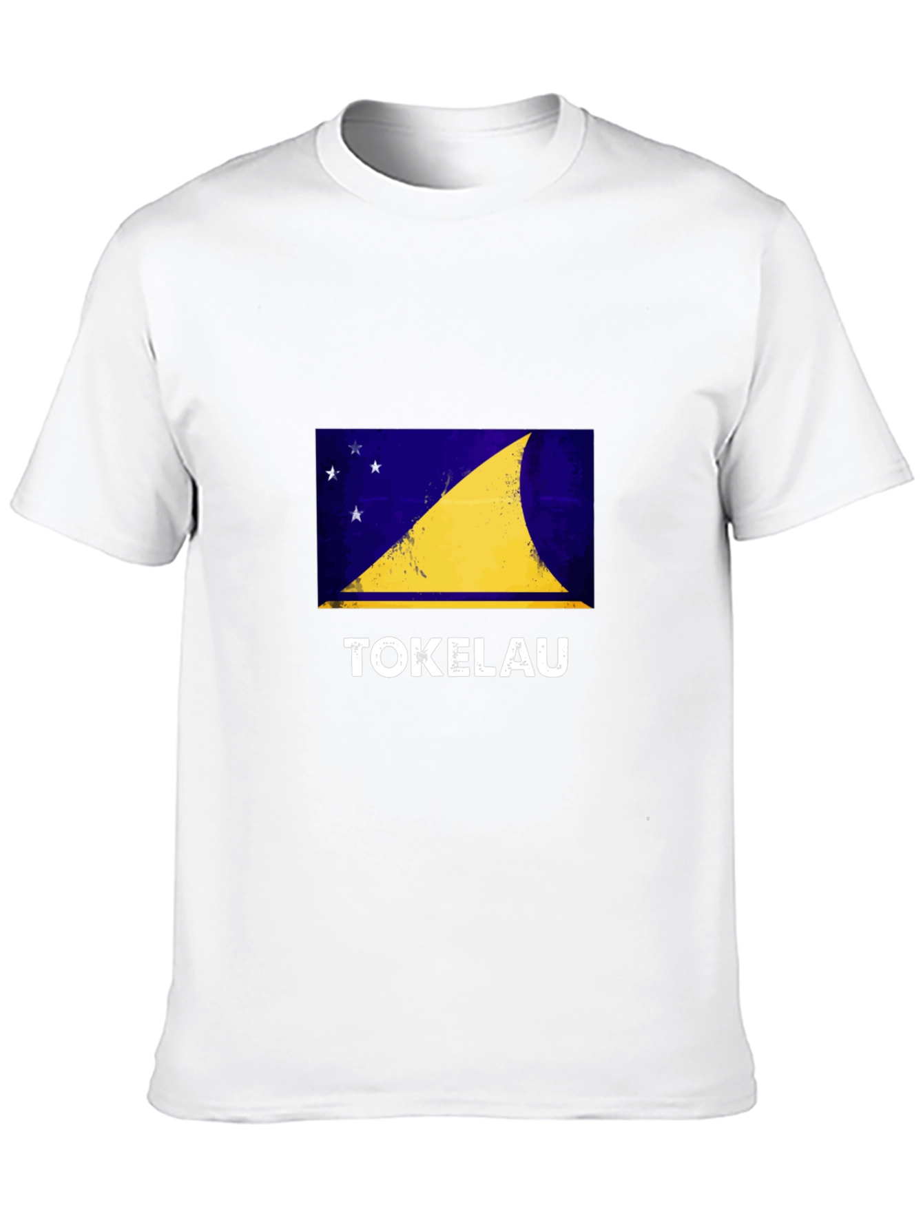 Tokelau Flag Graphic Tee - Black
