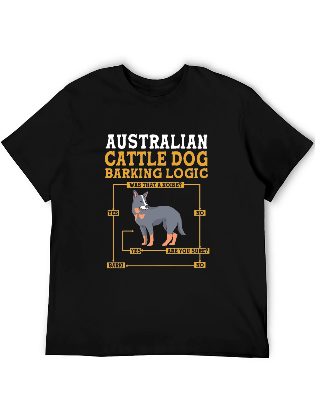 Australian Cattle Dog Barking Logic T-Shirt