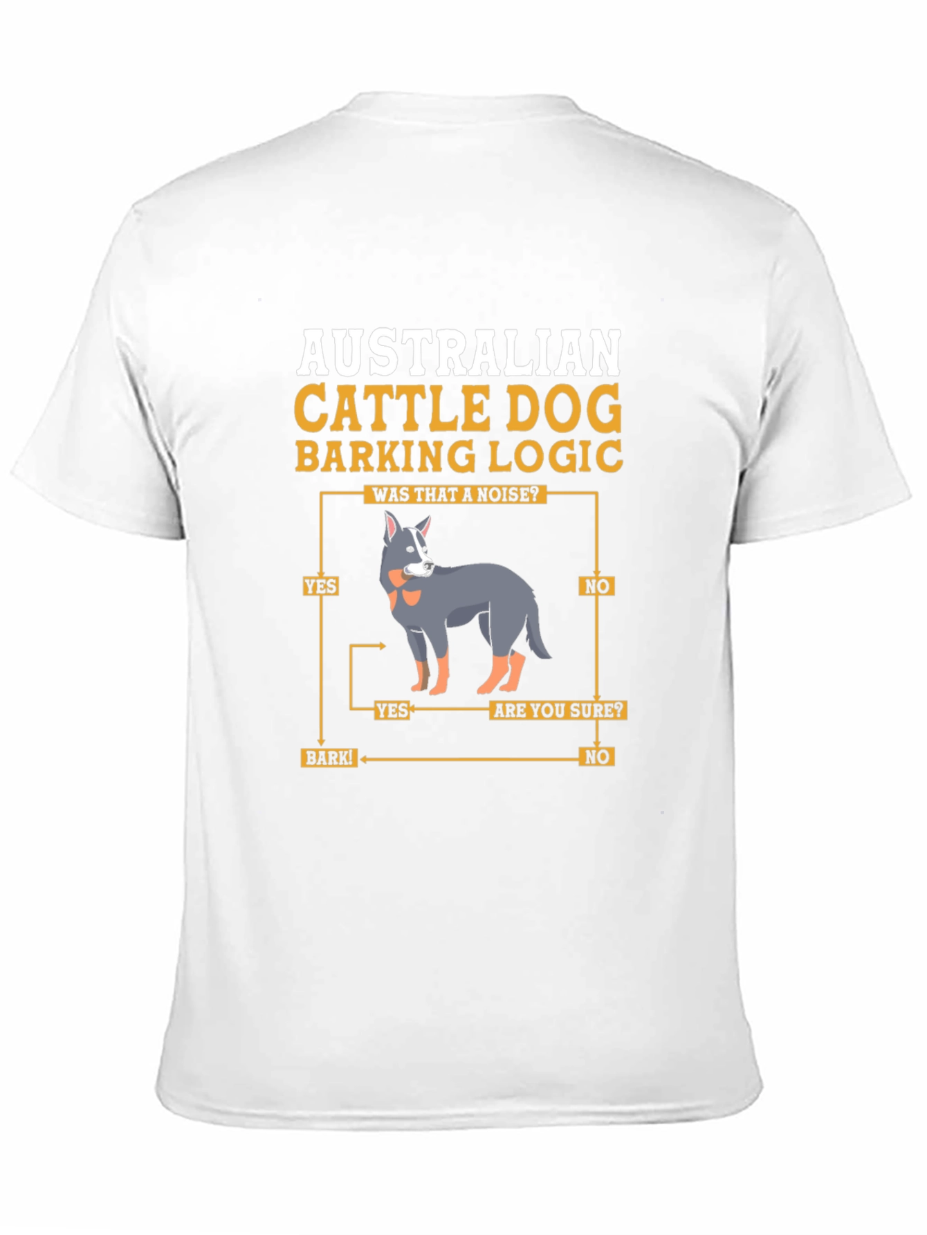 Australian Cattle Dog Barking Logic T-Shirt