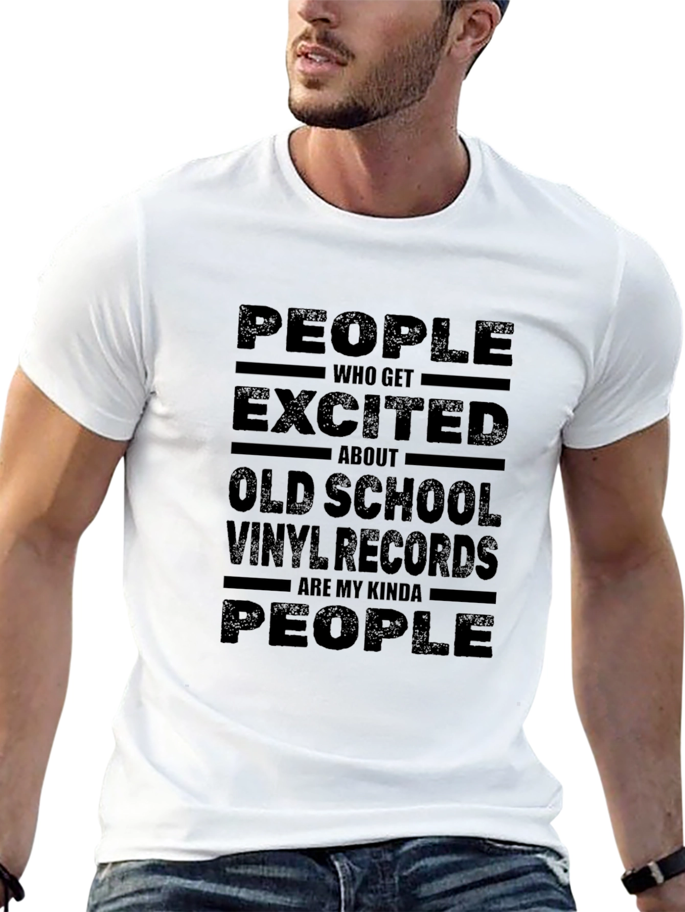 Vinyl Records Fan T-Shirt