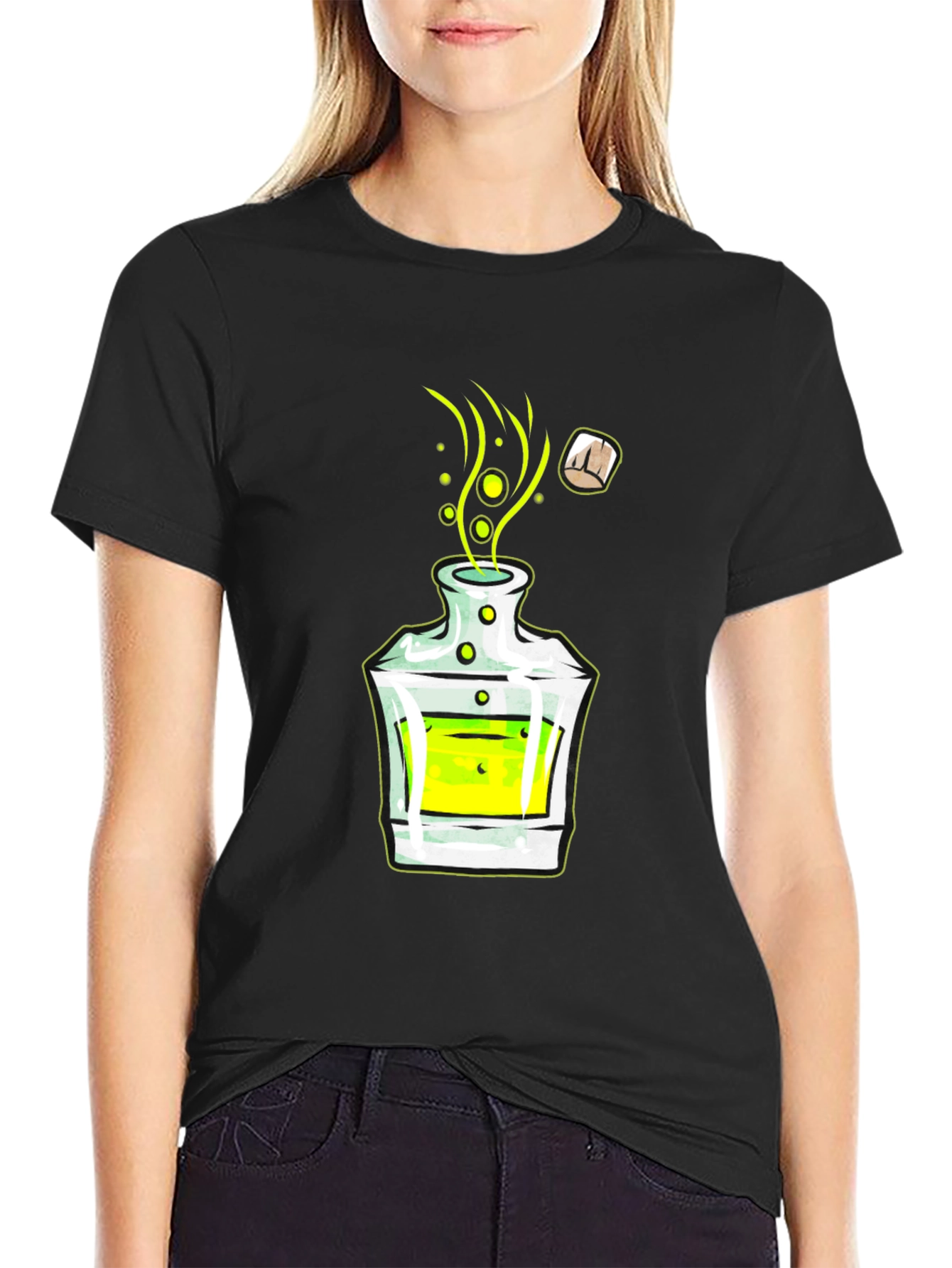 Potion Graphic T-Shirt - Black