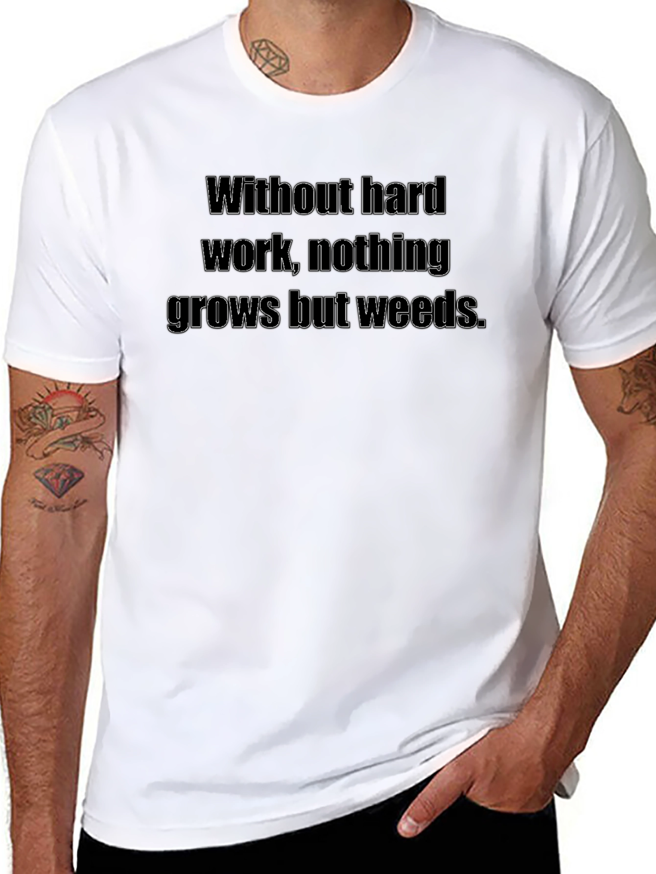 Inspirational Quote T-Shirt - Hard Work Pays Off