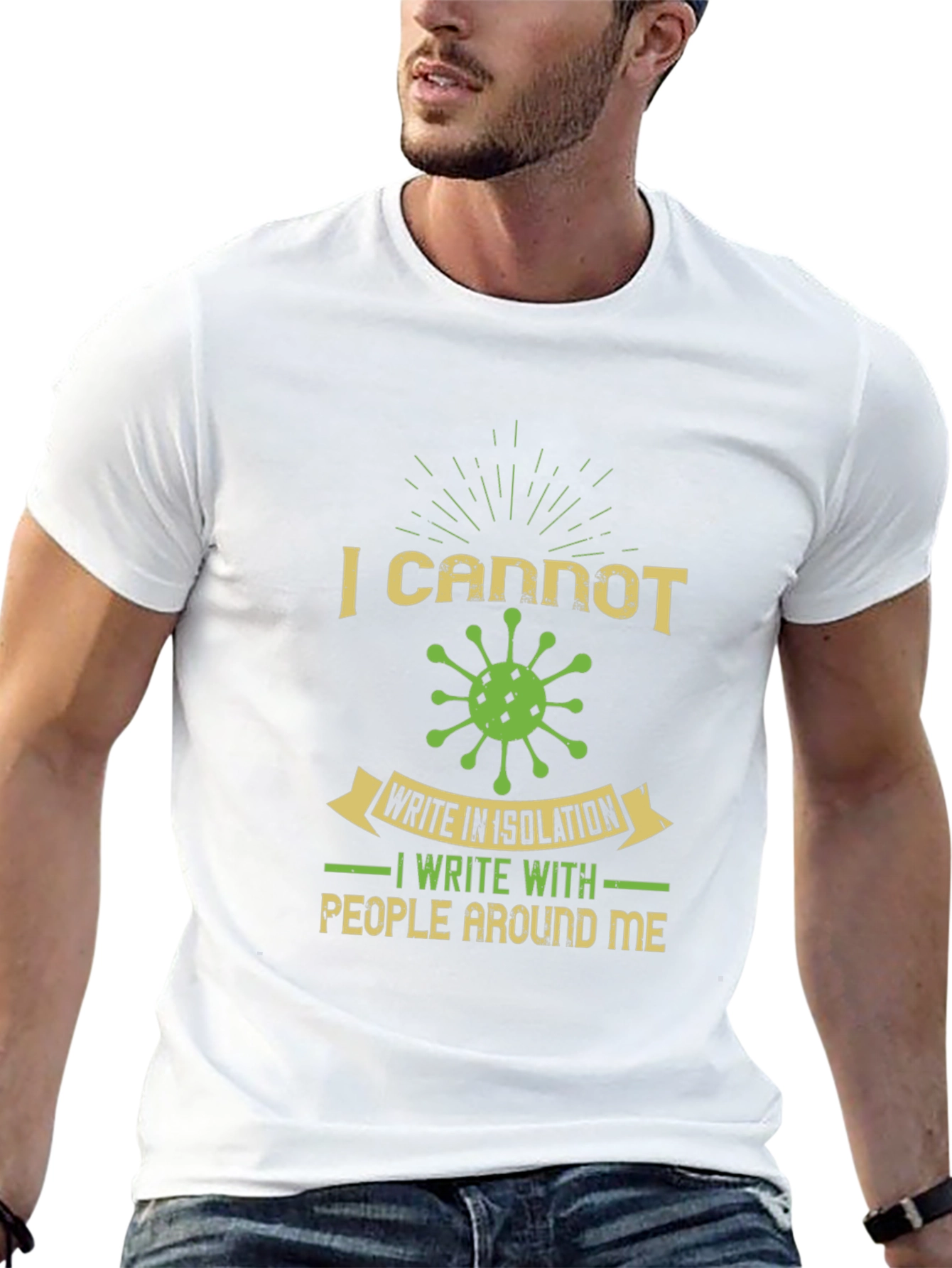 I Cannot Write in Isolation Graphic Tee