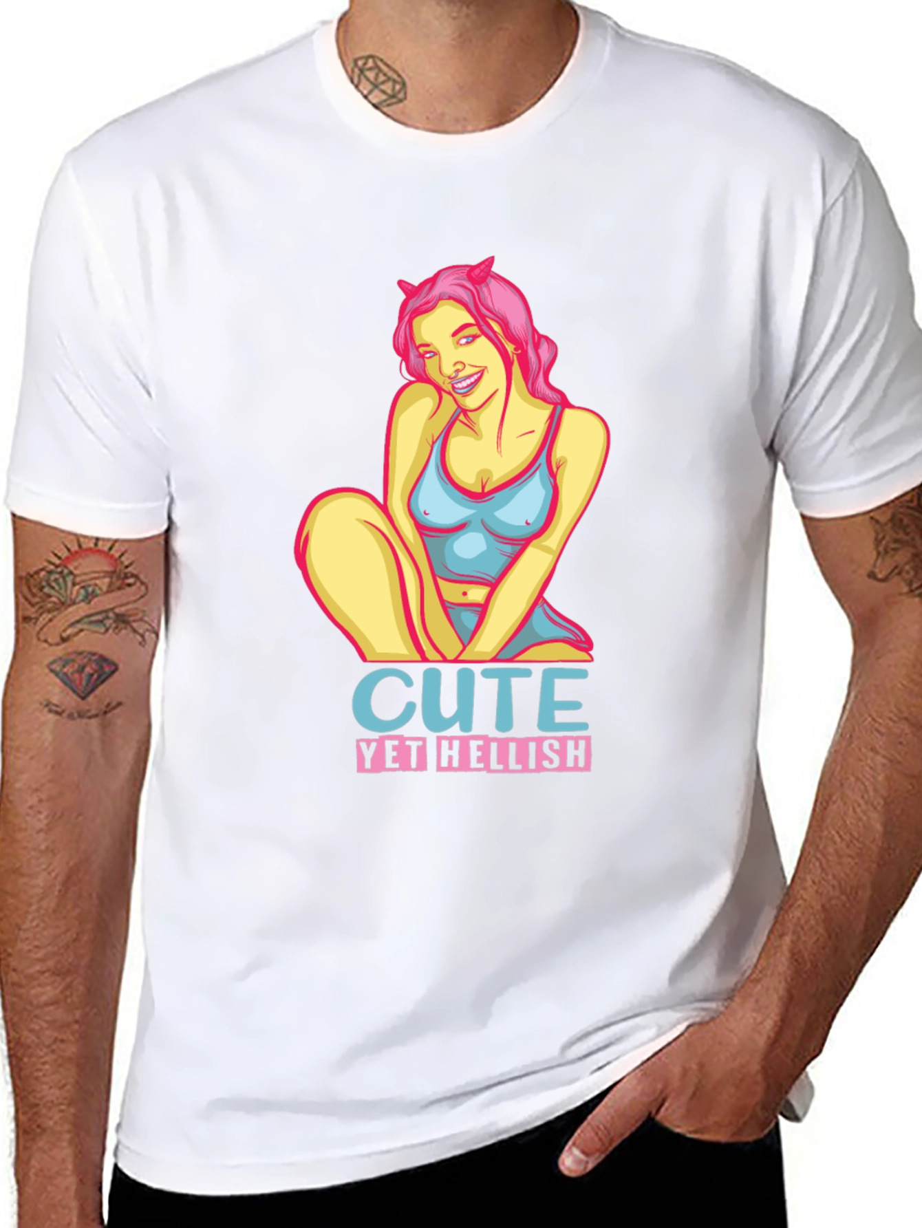 Cute Yet Hellish T-Shirt - Devil Girl Tee