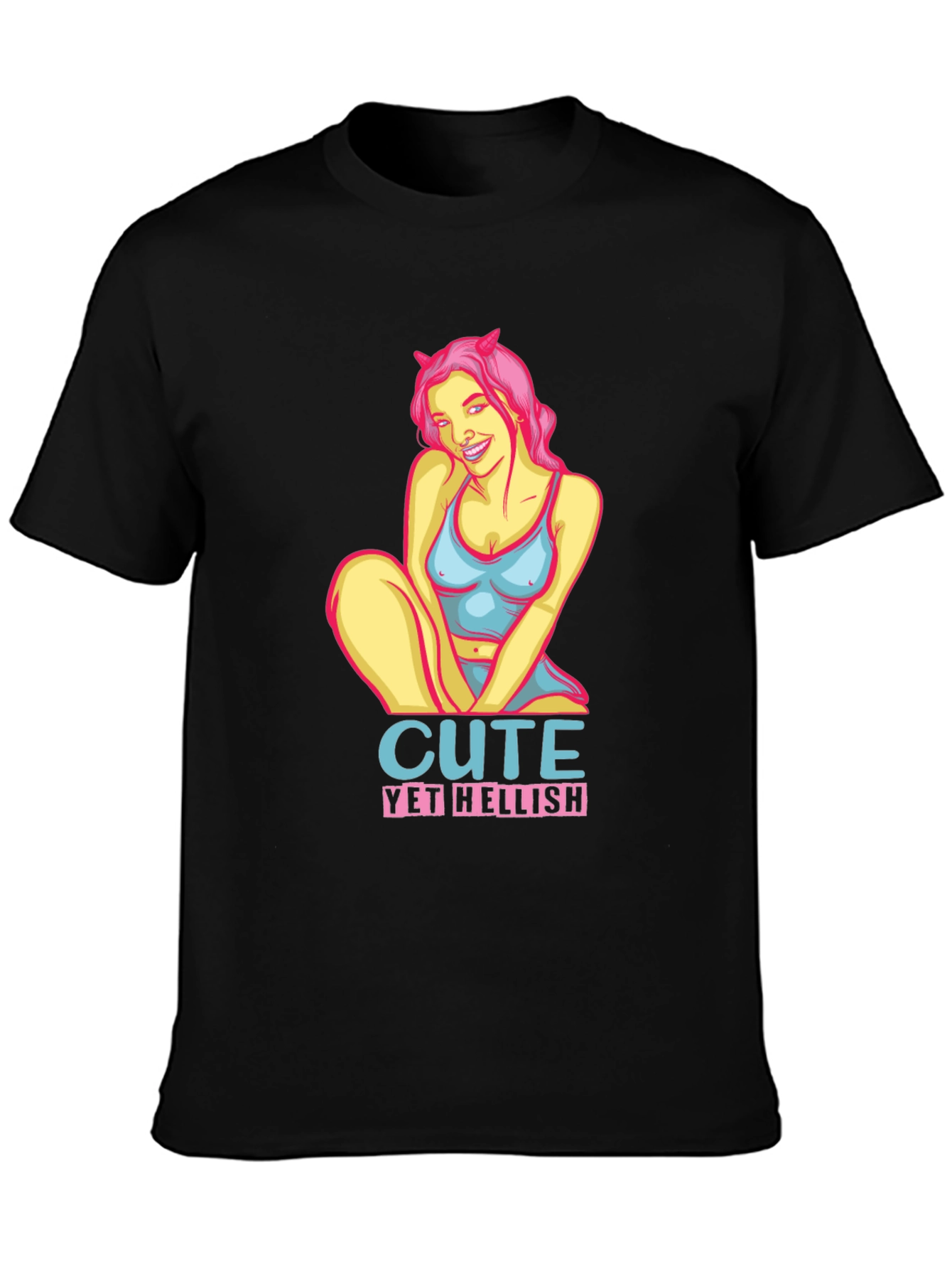 Cute Yet Hellish T-Shirt - Devil Girl Tee