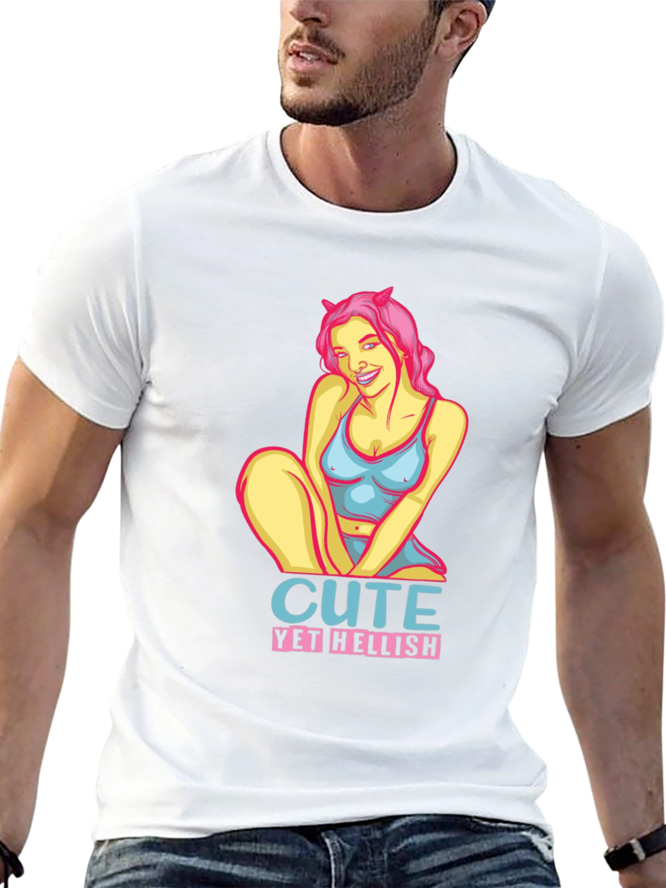 Cute Yet Hellish T-Shirt - Devil Girl Tee