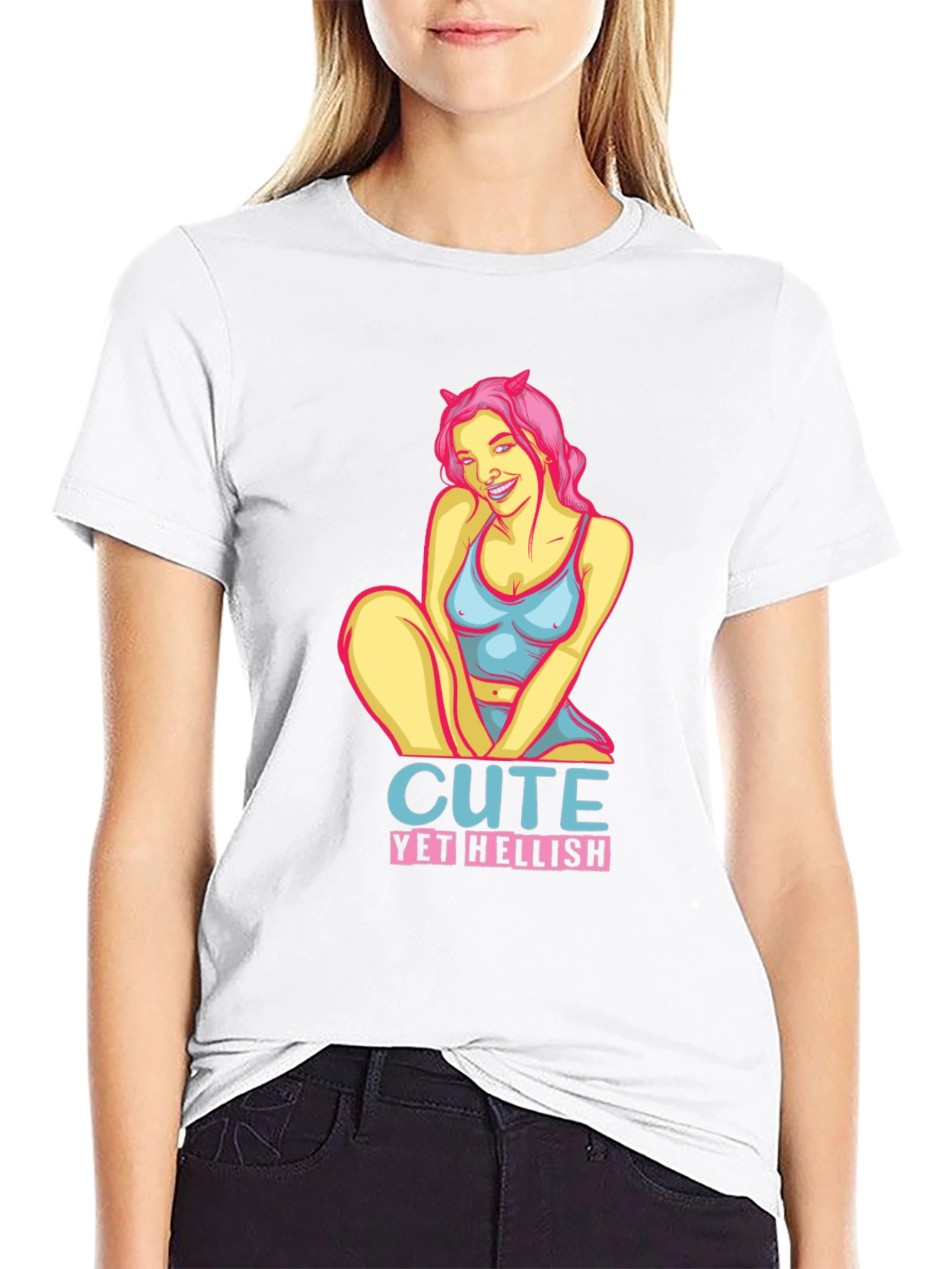 Cute Yet Hellish T-Shirt - Devil Girl Tee