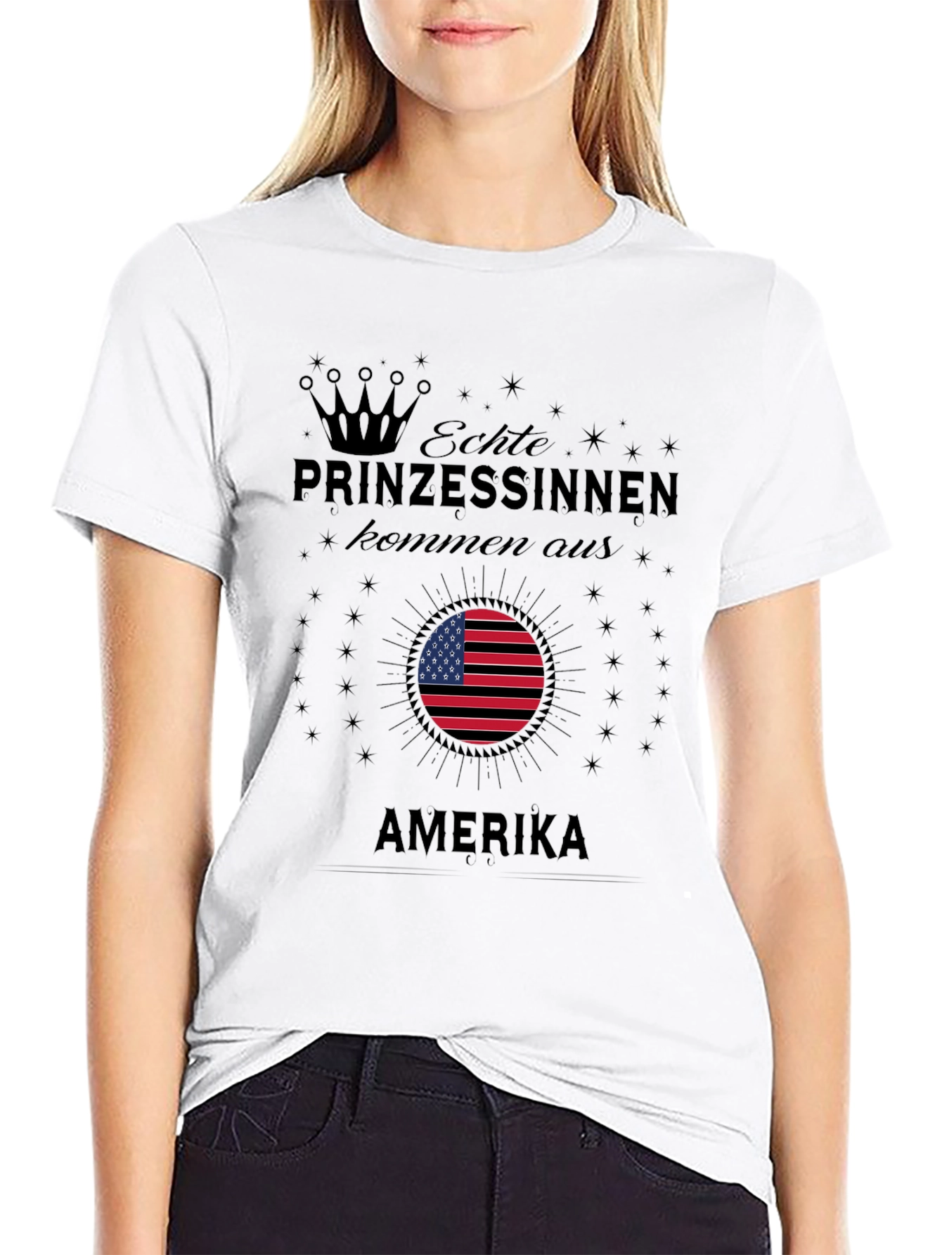 American Princess T-Shirt - Patriotic Design