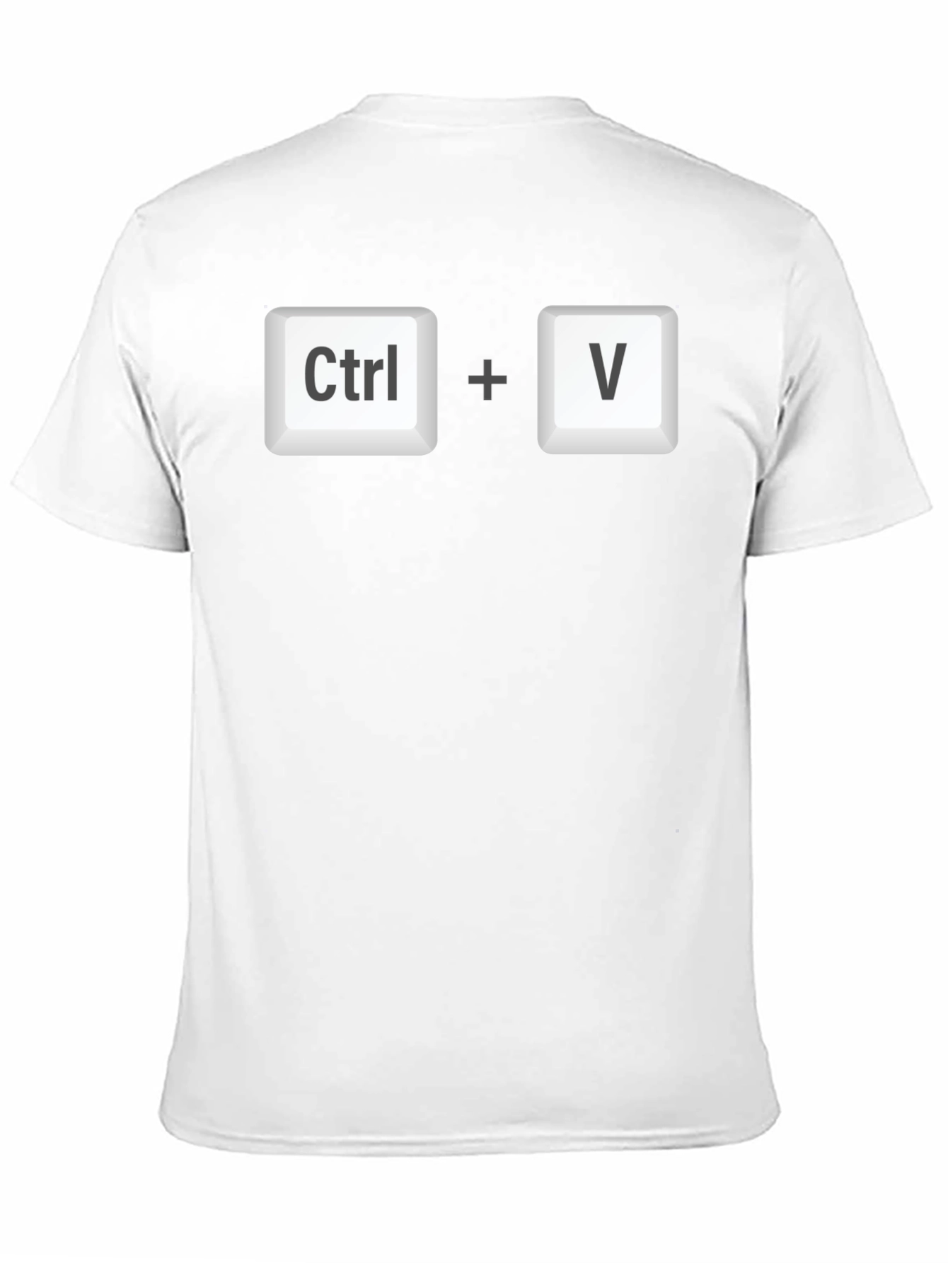 Ctrl+V T-Shirt - Copy Paste Programmer Tee