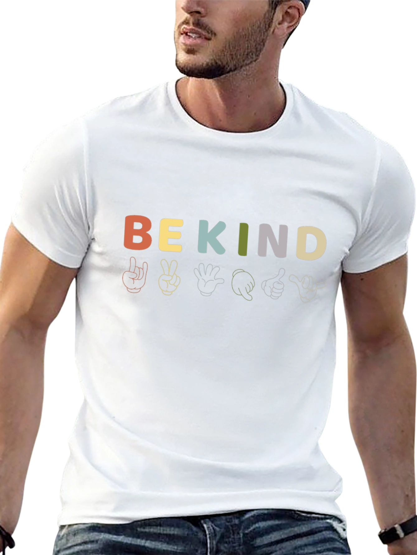 Be Kind Sign Language Graphic Tee
