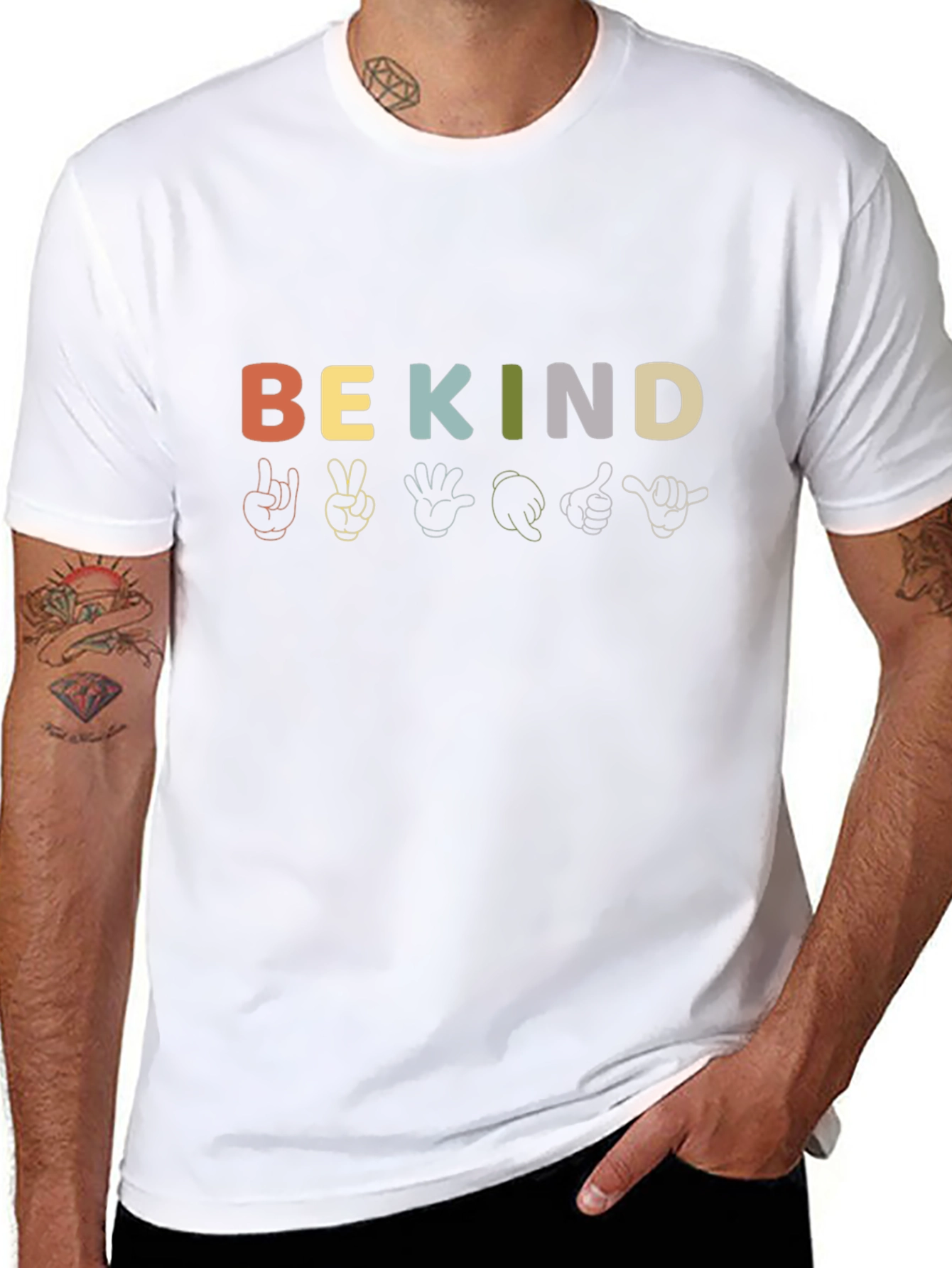 Be Kind Sign Language Graphic Tee