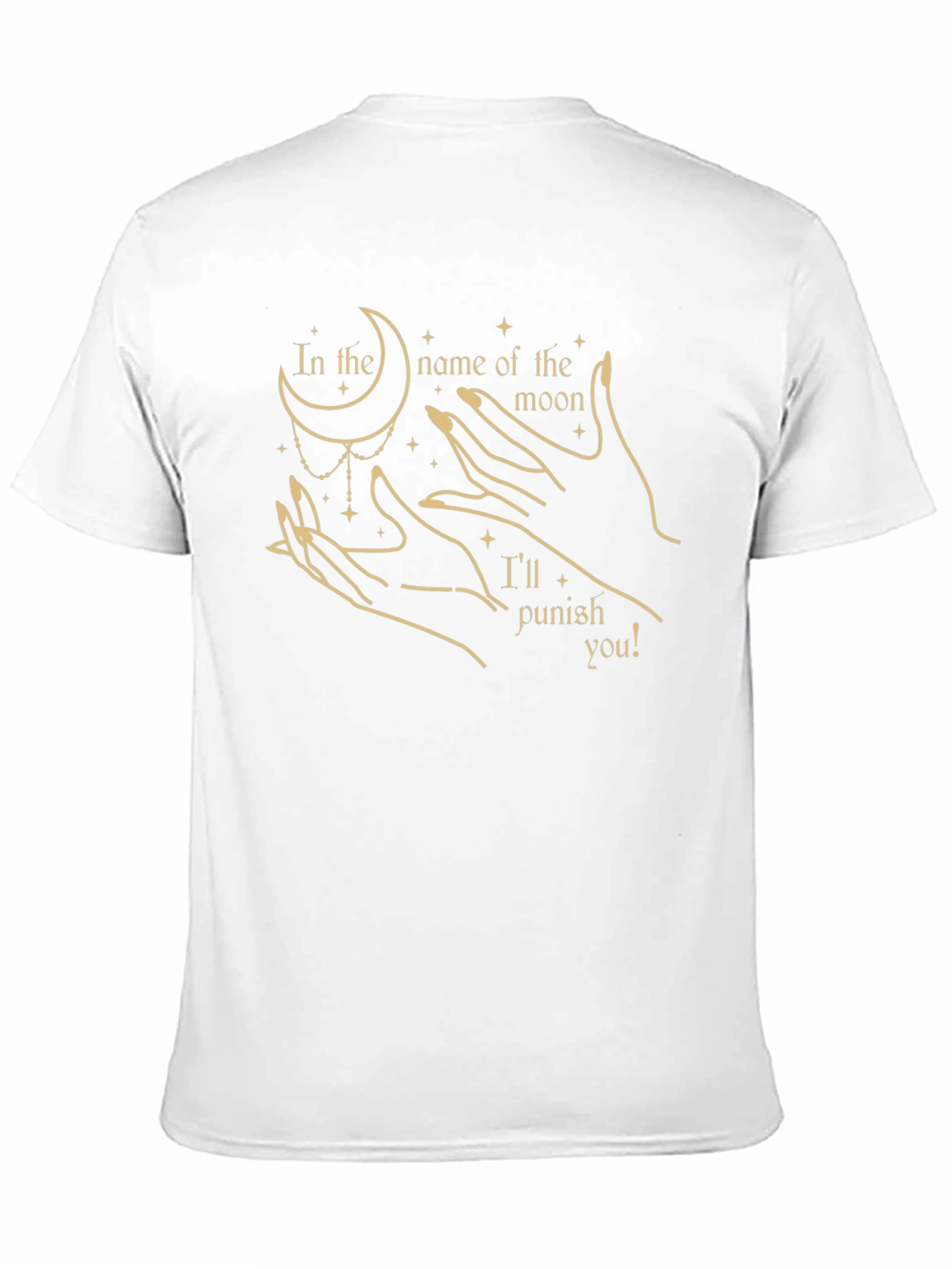 Moon Punish Graphic Tee - Black T-Shirt
