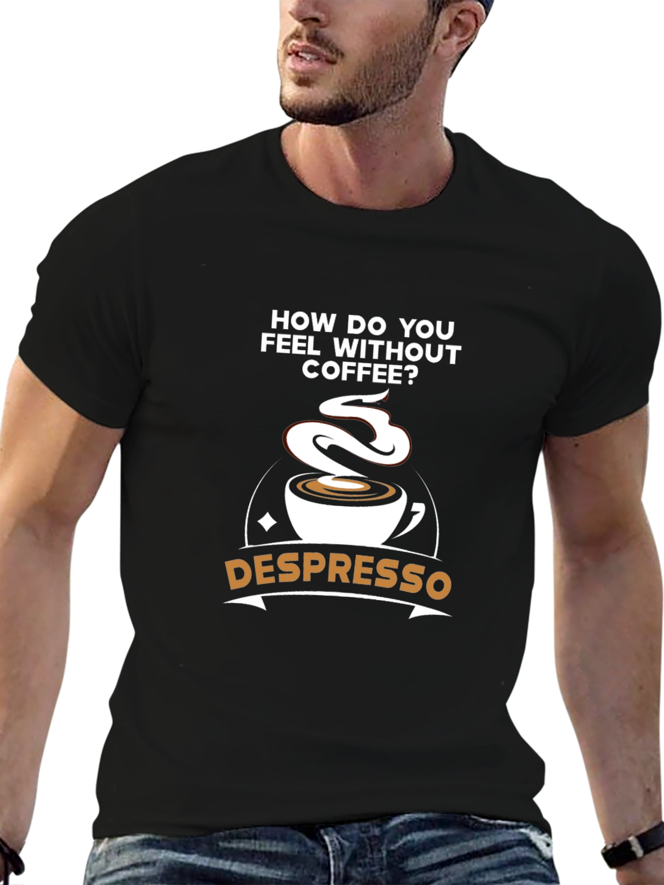 Despresso Coffee Humor Graphic Tee