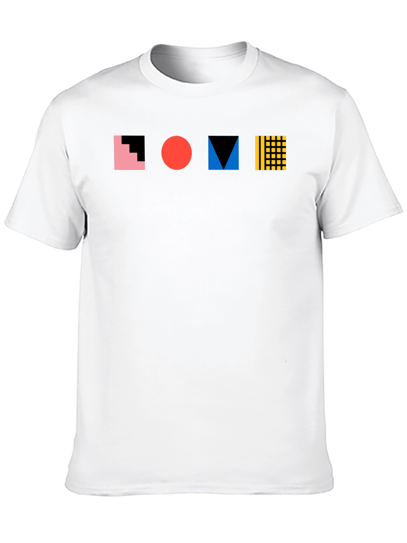 Geometric LOVE Graphic Tee - Modern Casual Style