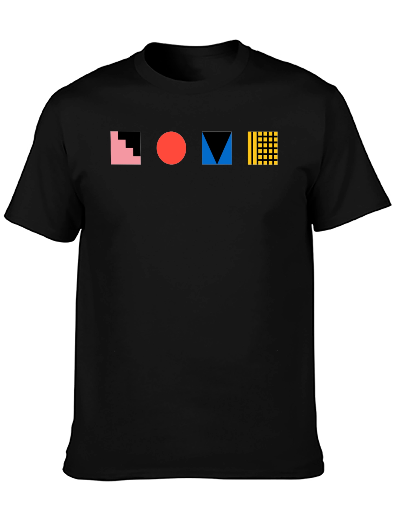Geometric LOVE Graphic Tee - Modern Casual Style