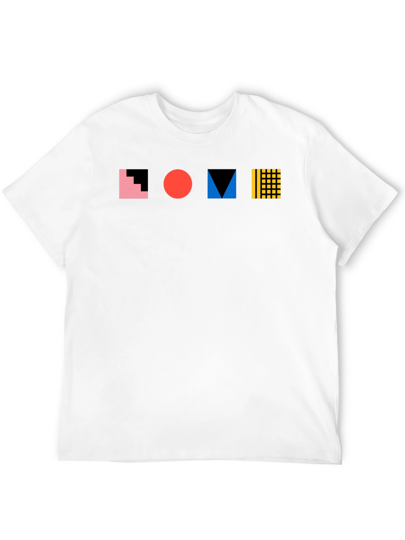 Geometric LOVE Graphic Tee - Modern Casual Style