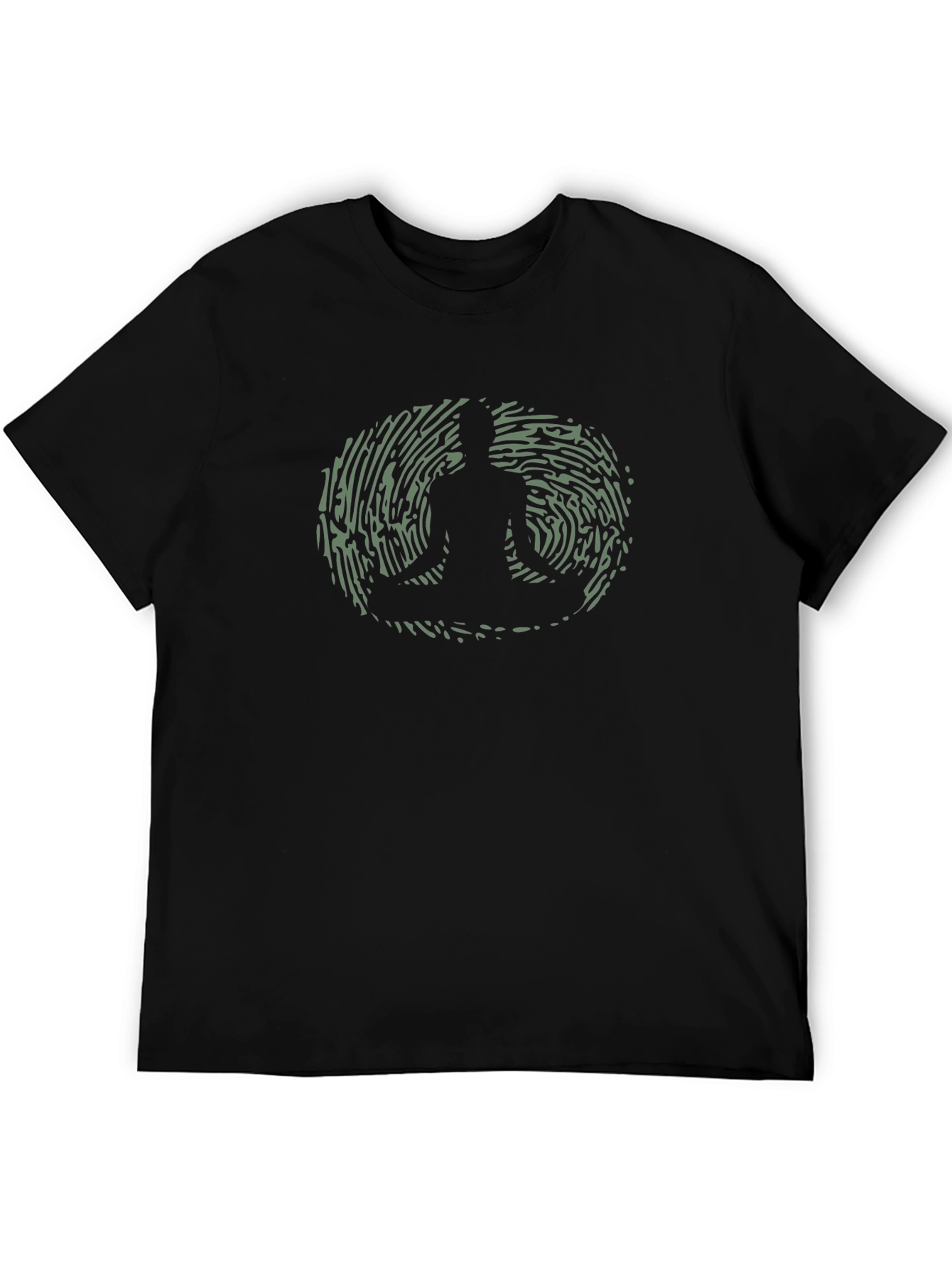 Buddha Fingerprint Graphic Tee