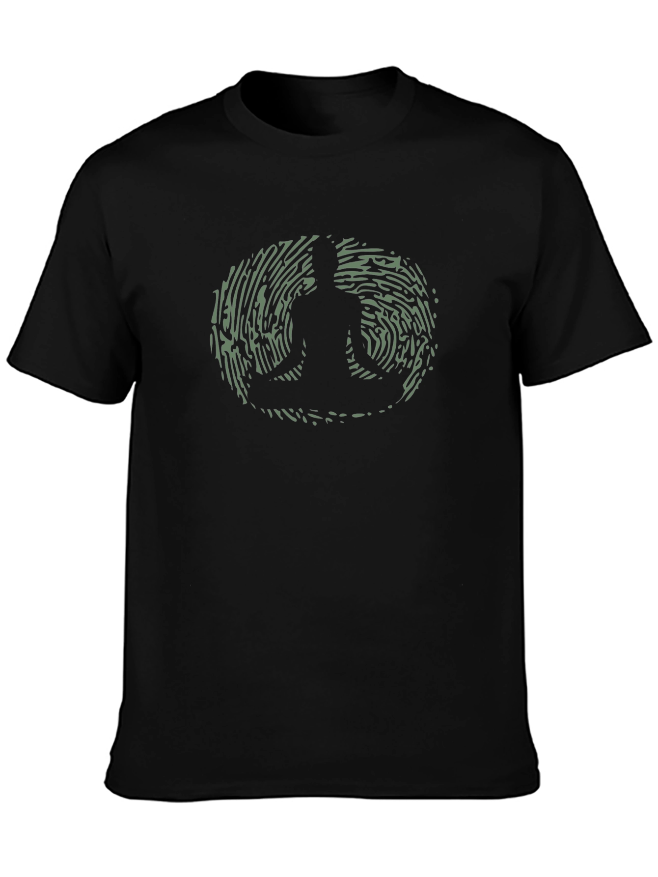 Buddha Fingerprint Graphic Tee