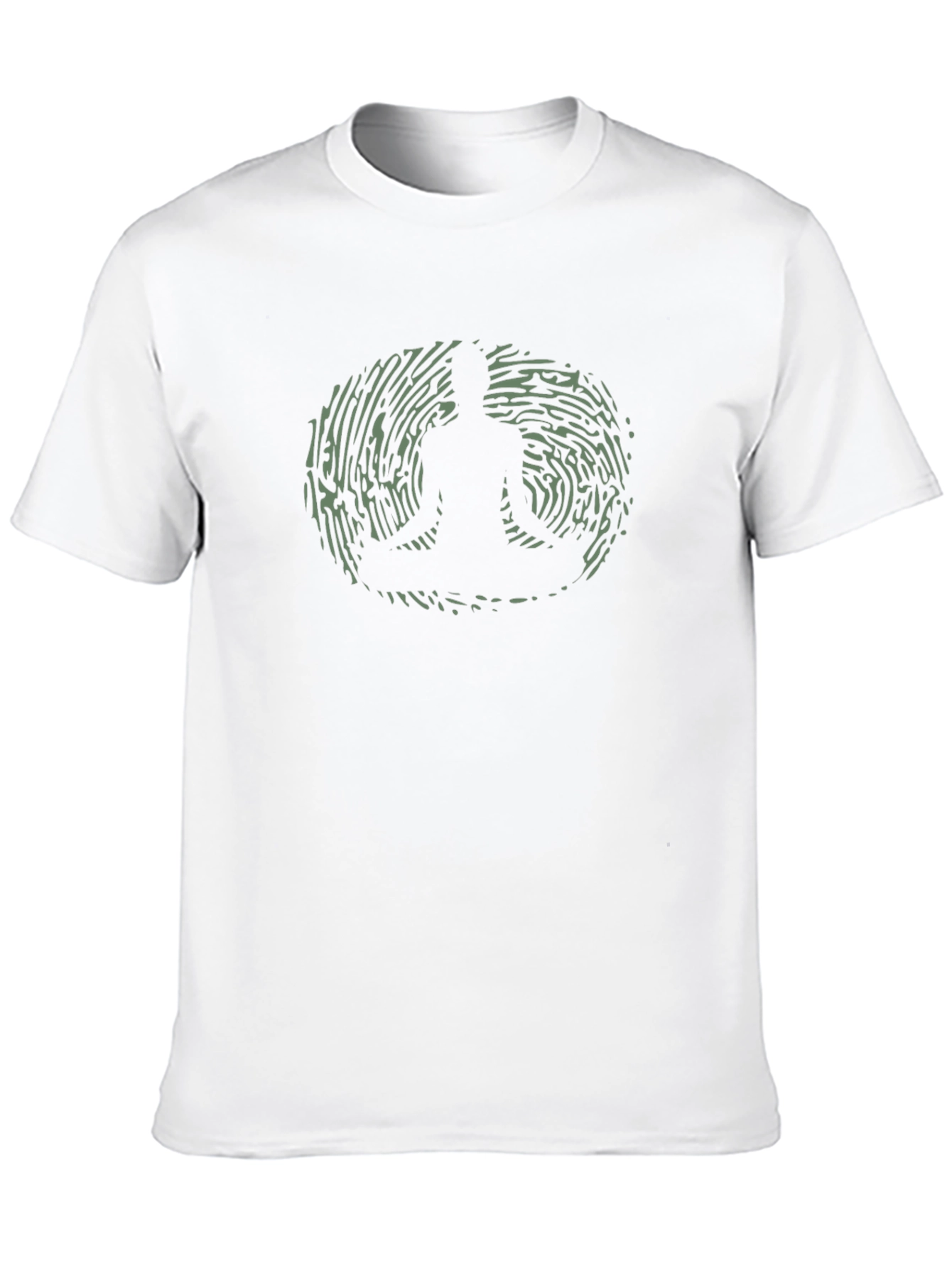 Buddha Fingerprint Graphic Tee