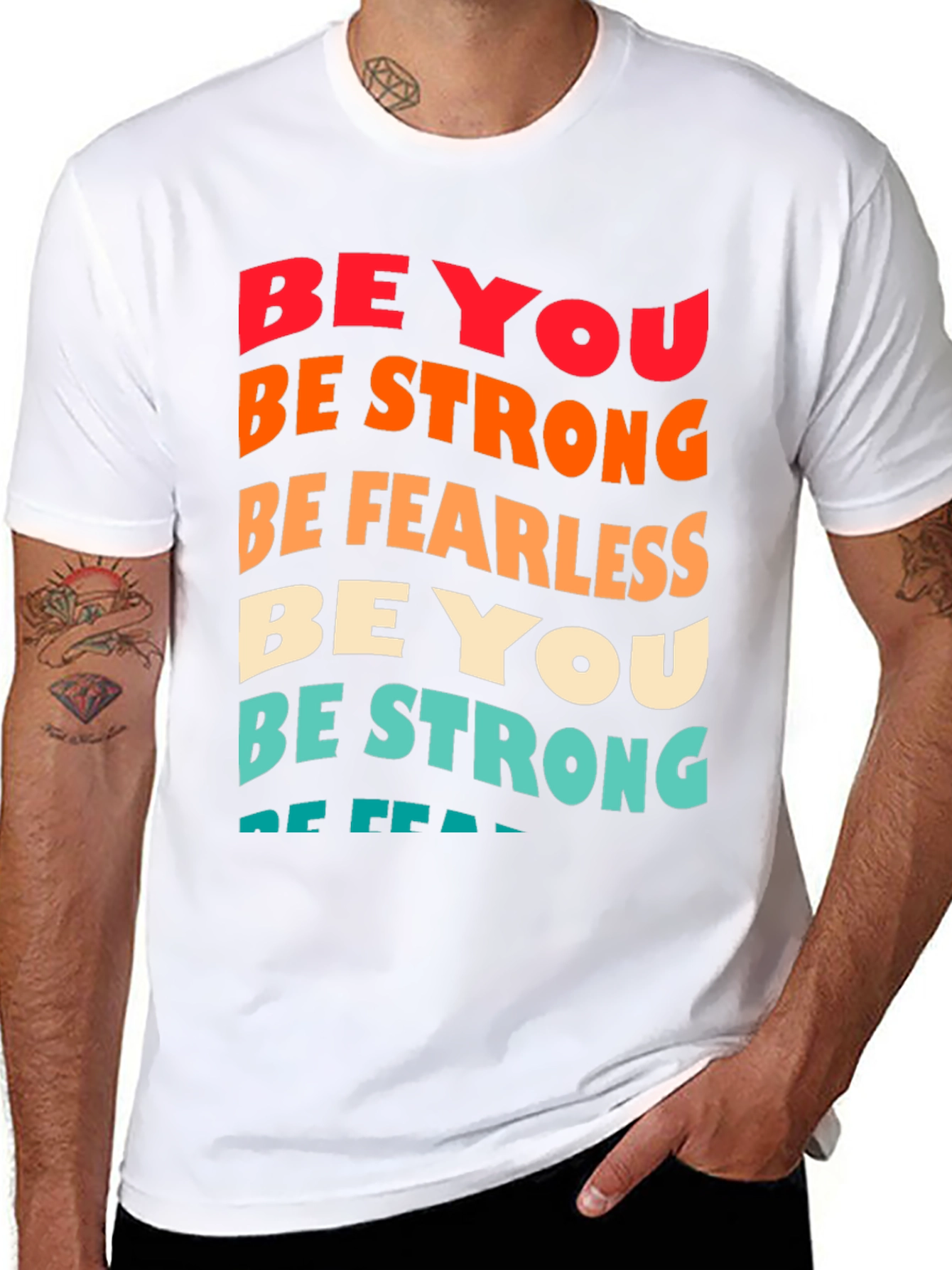 Be You Graphic Tee - Inspirational Cotton T-Shirt