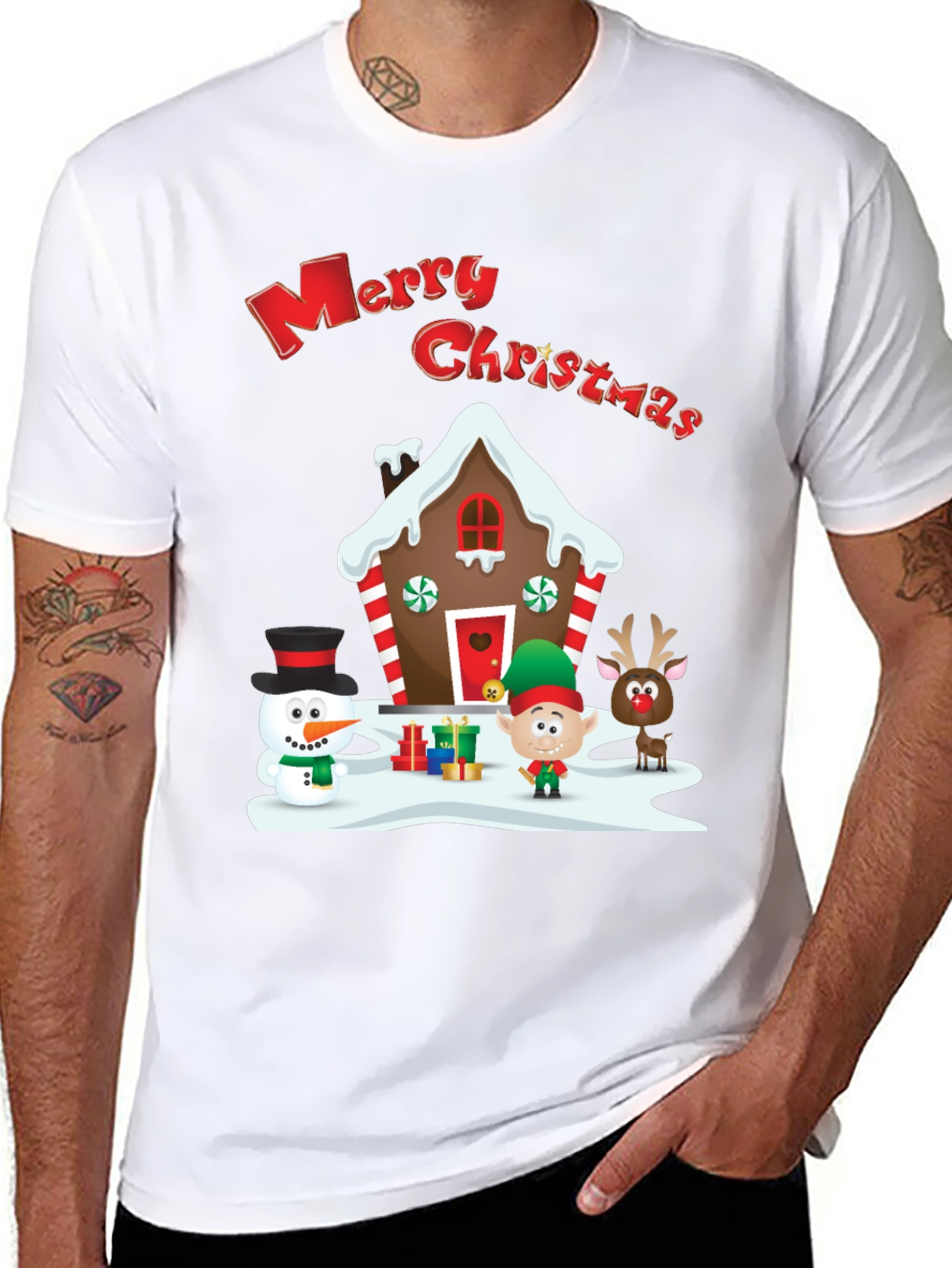 Festive Christmas Graphic Tee