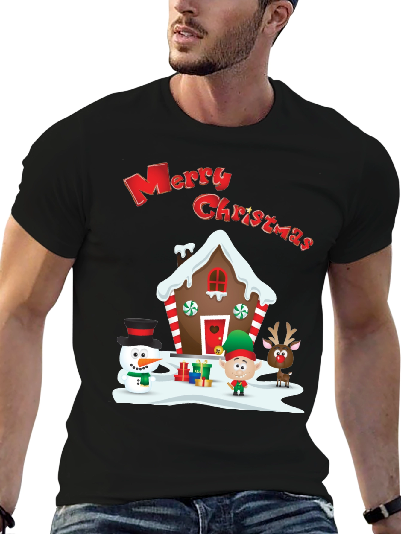 Festive Christmas Graphic Tee