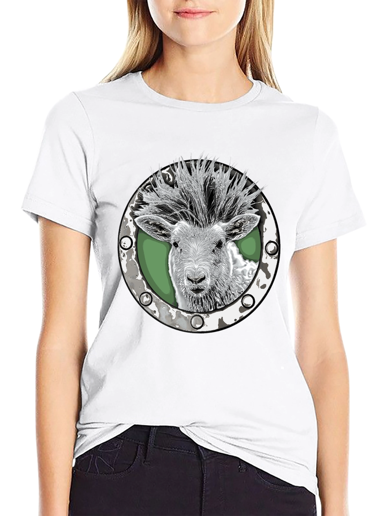 Whimsical Sheep Graphic Tee
