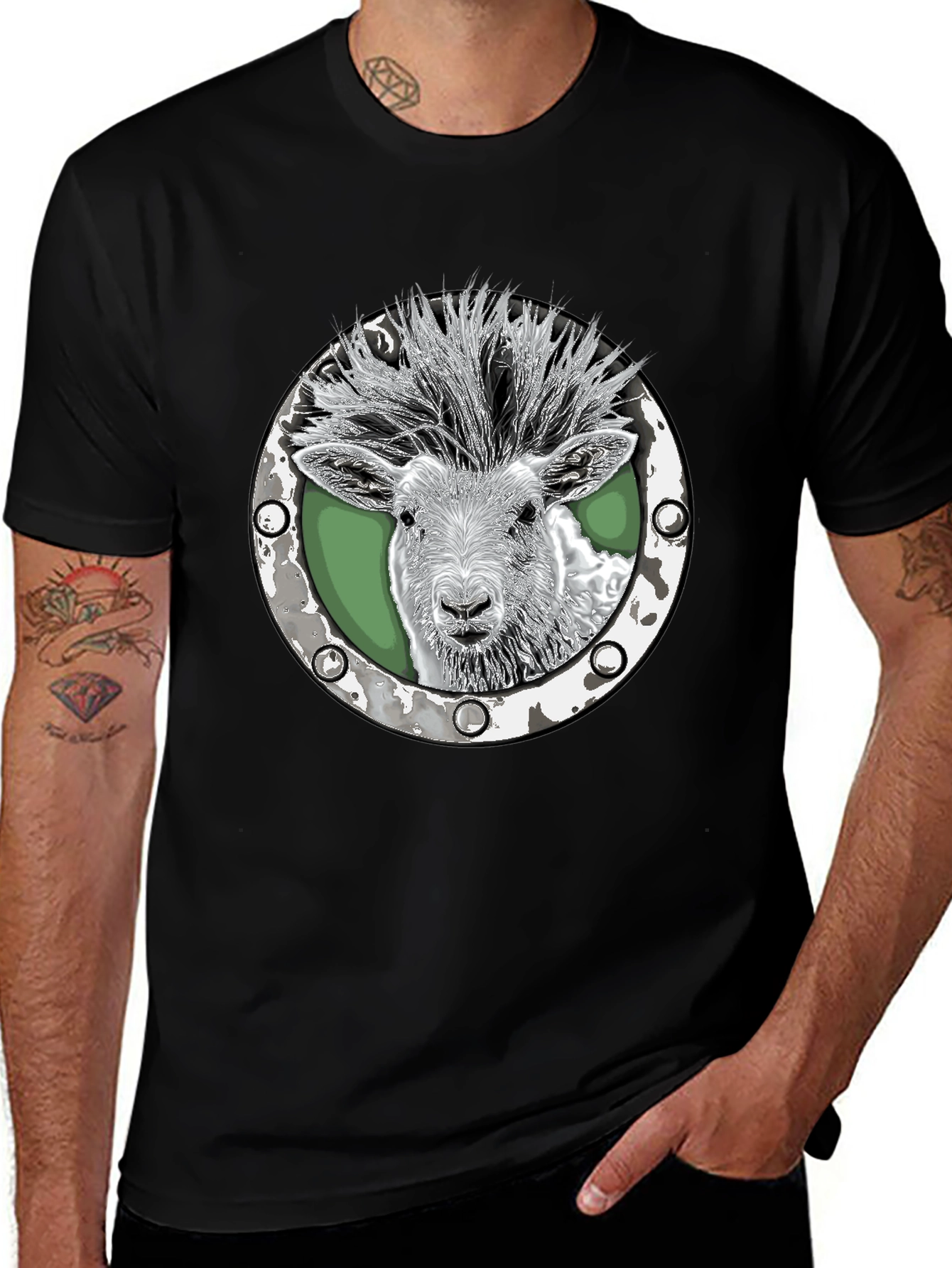 Whimsical Sheep Graphic Tee