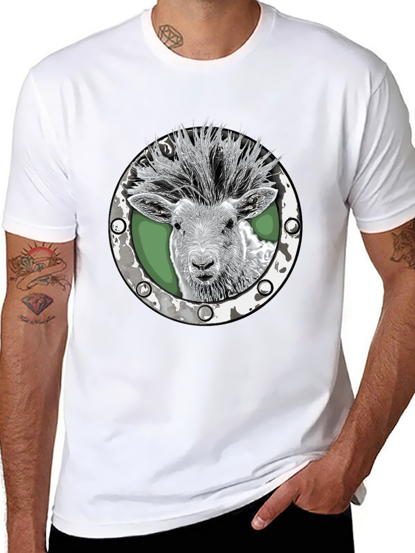 Whimsical Sheep Graphic Tee