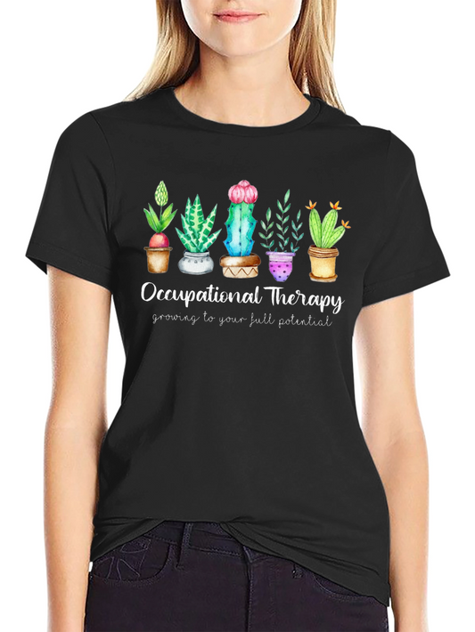 Occupational Therapy Cactus T-Shirt