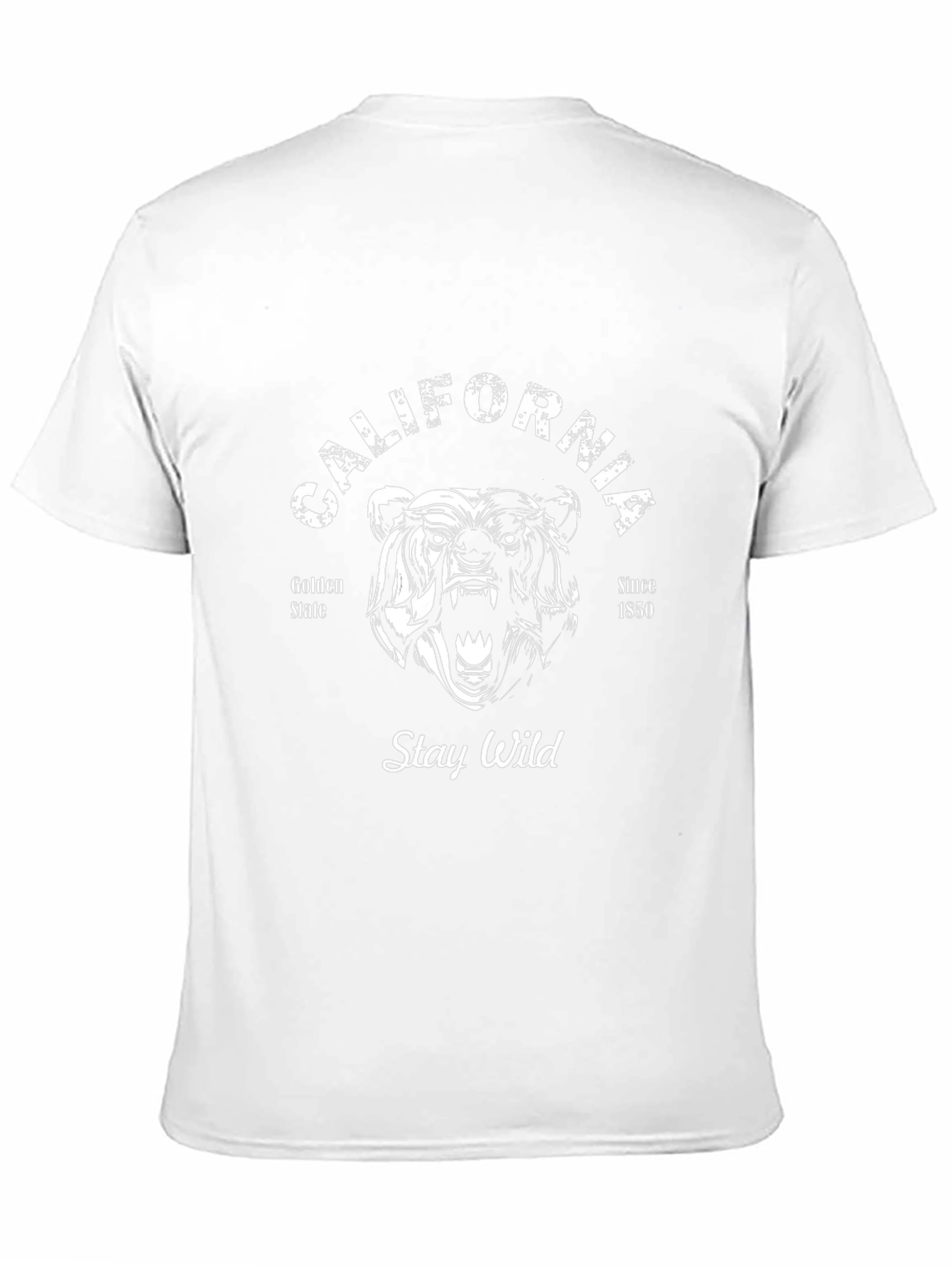 California Bear Graphic Tee - Stay Wild T-Shirt