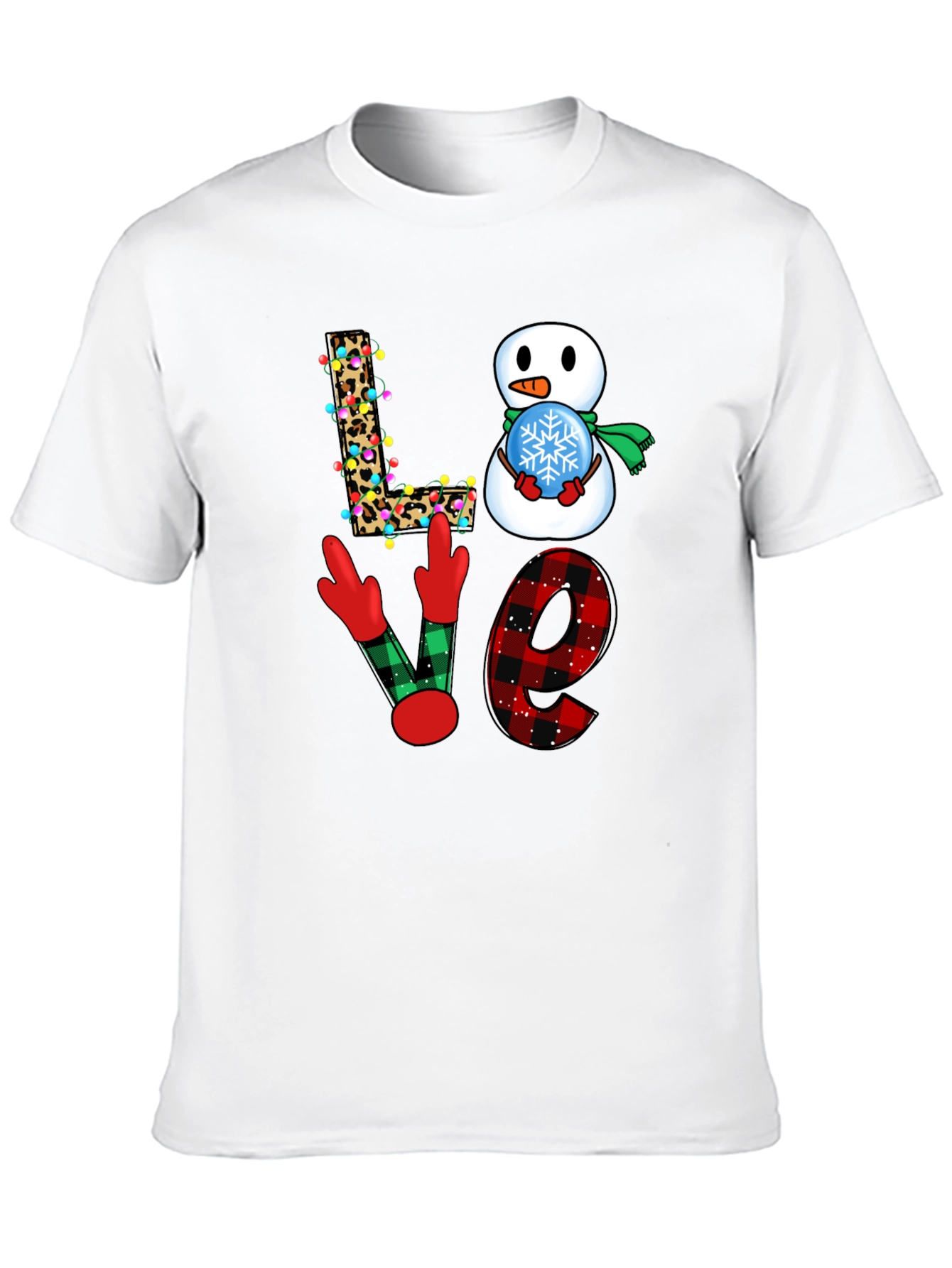 Festive Love Christmas Graphic T-Shirt