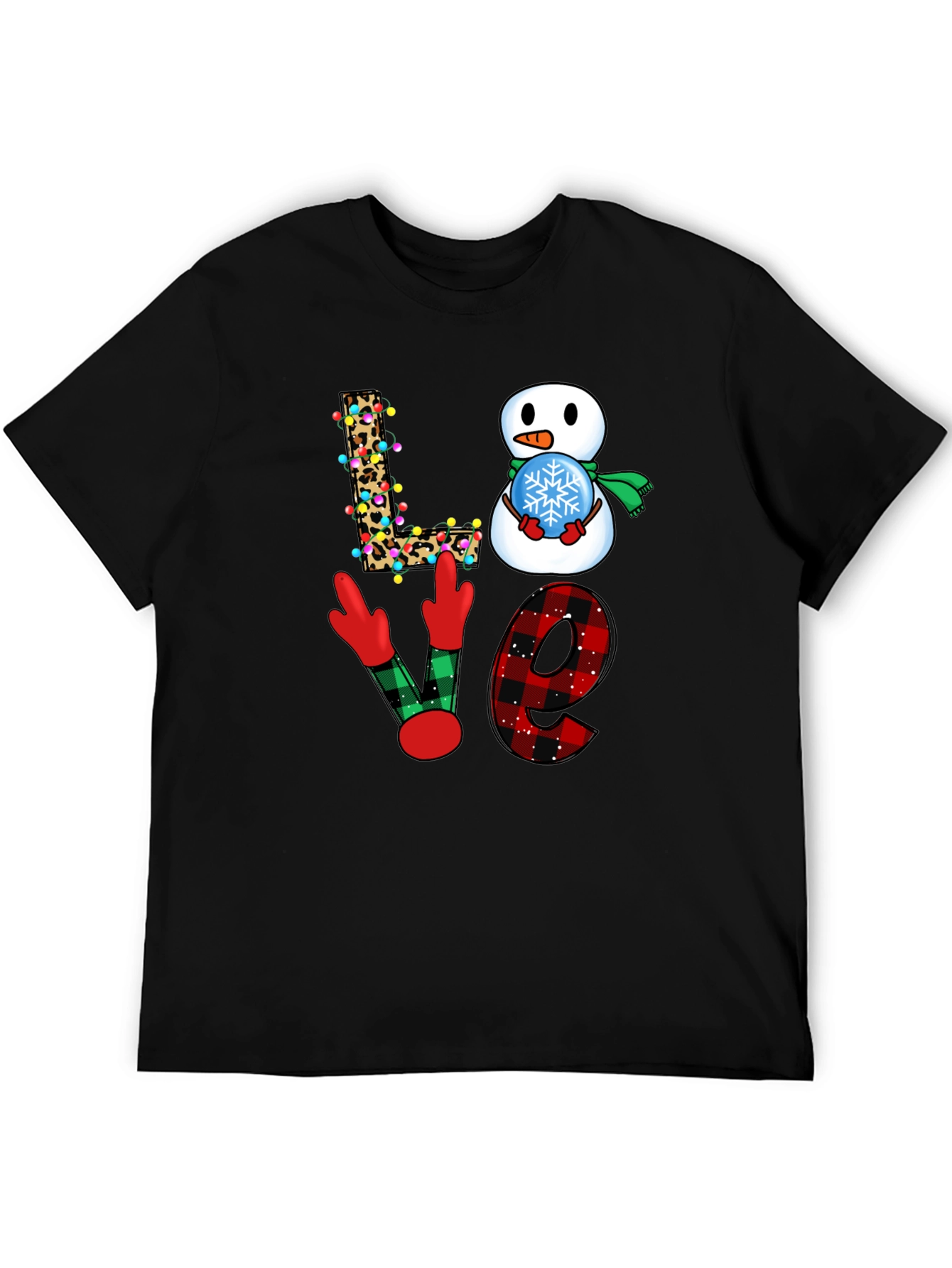 Festive Love Christmas Graphic T-Shirt