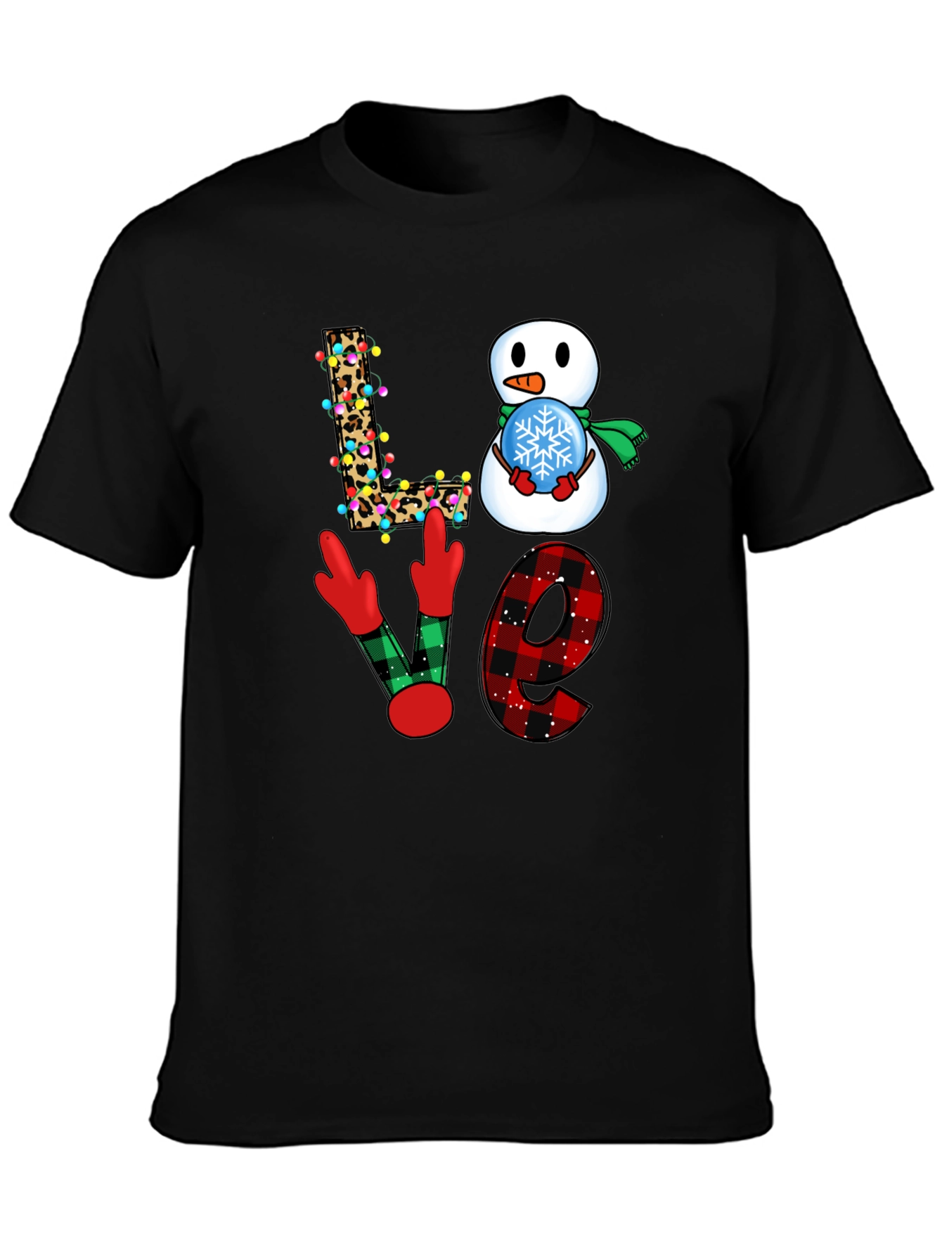 Festive Love Christmas Graphic T-Shirt