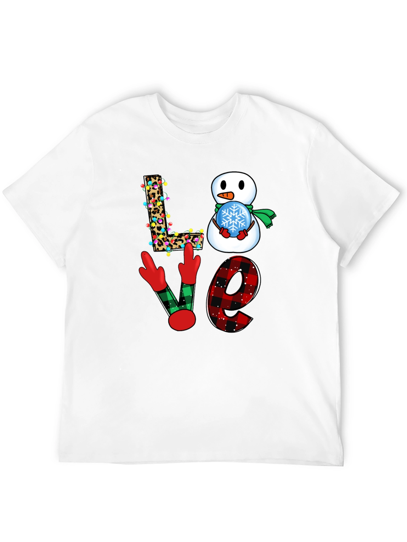 Festive Love Christmas Graphic T-Shirt